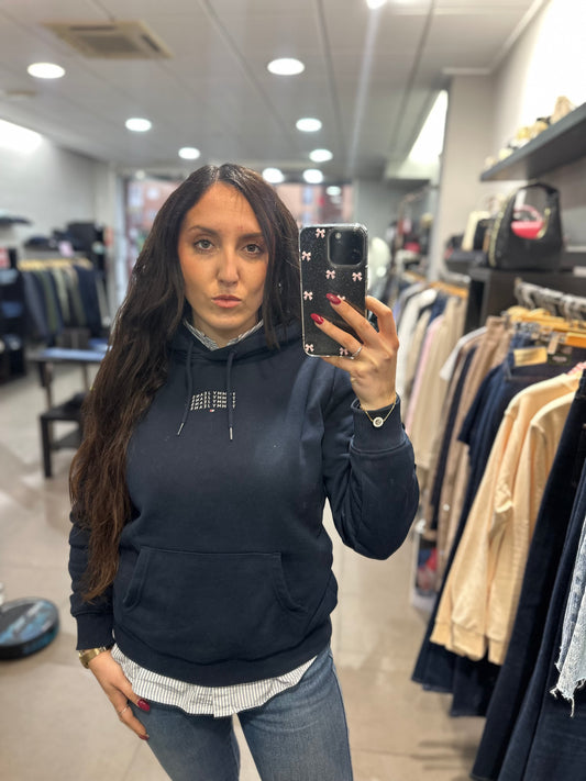 SUDADERA TOMMY AZUL MARINA