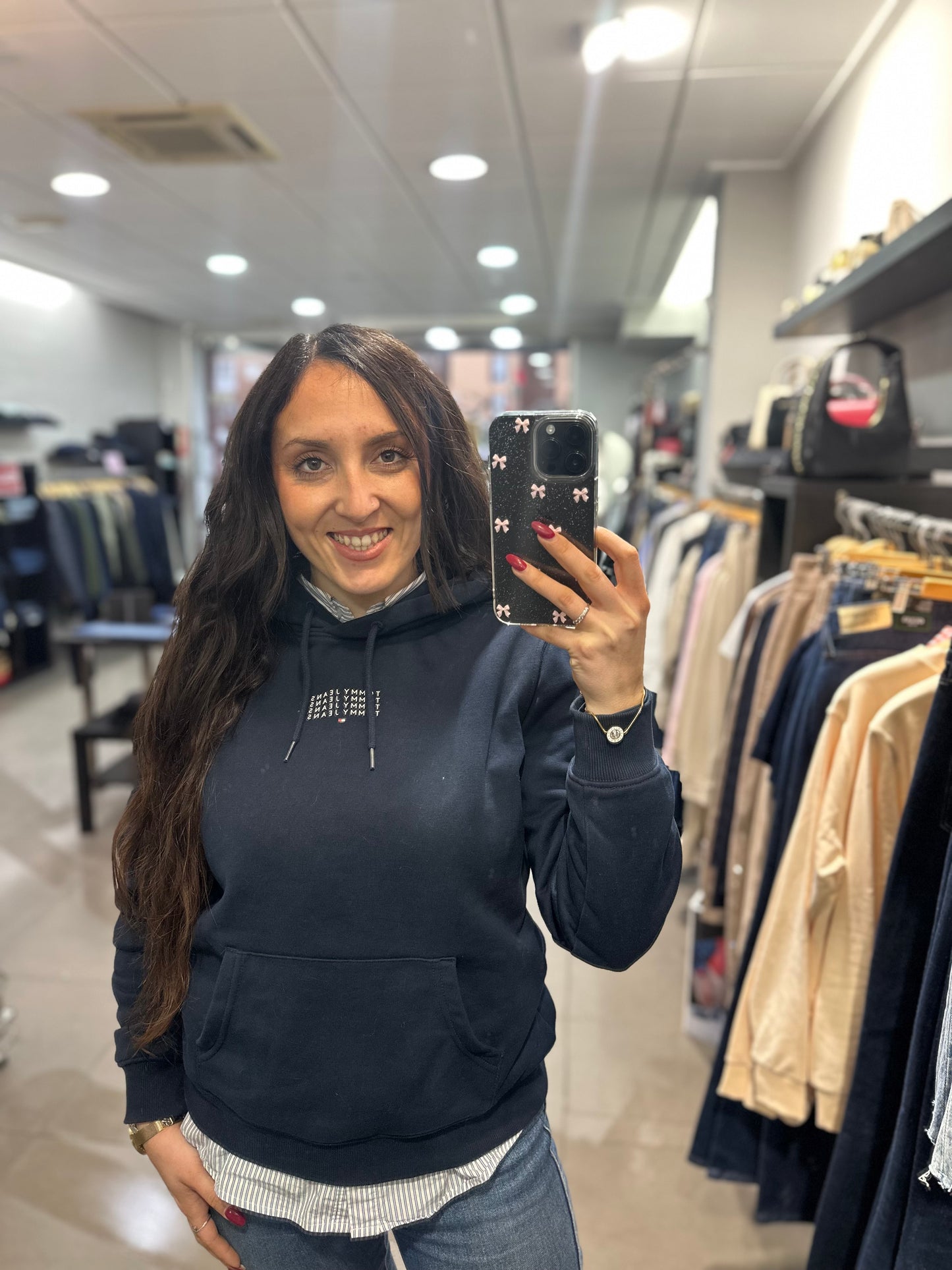 SUDADERA TOMMY AZUL MARINA