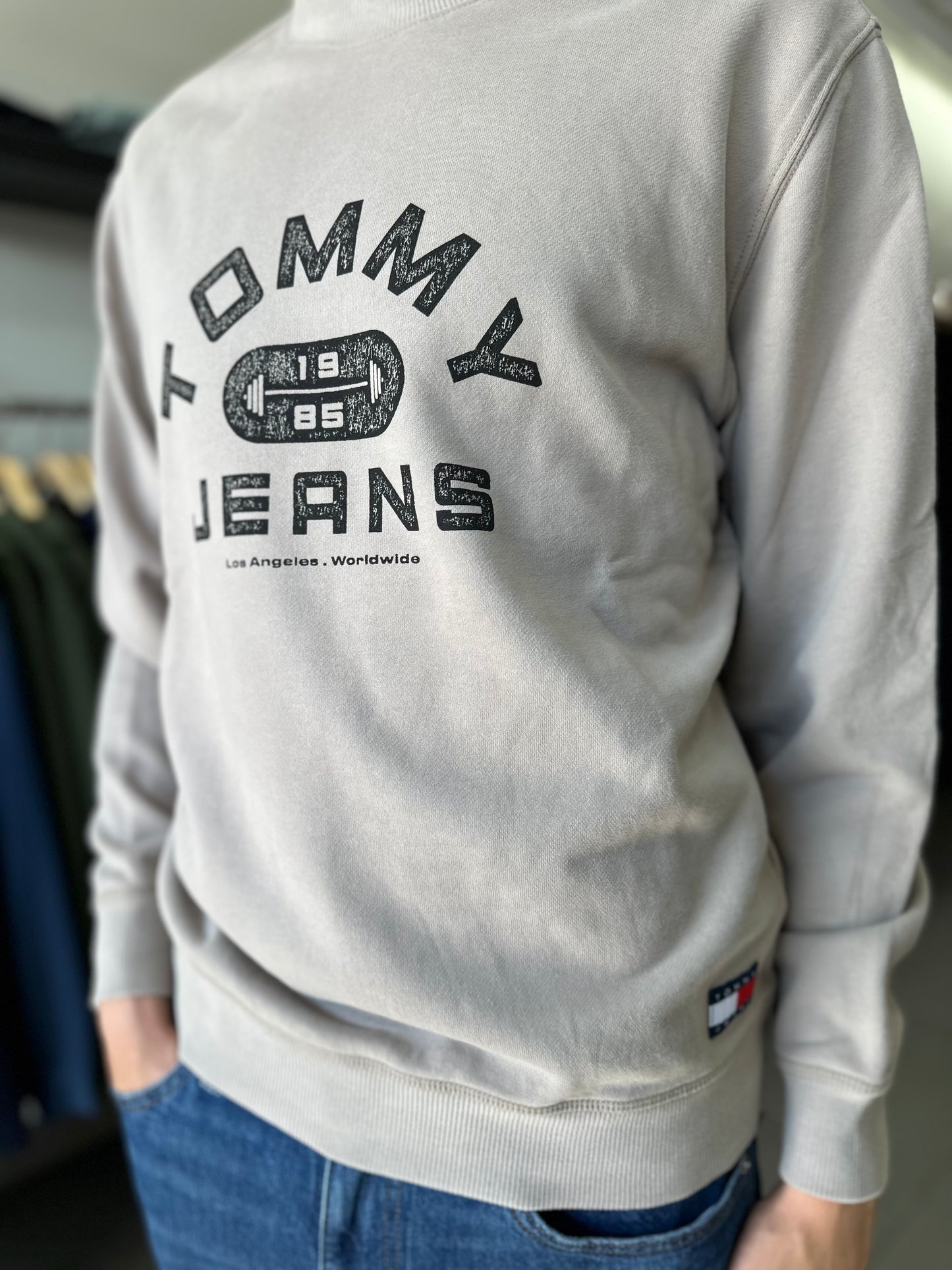 SUDADERA TOMMY TAUPE