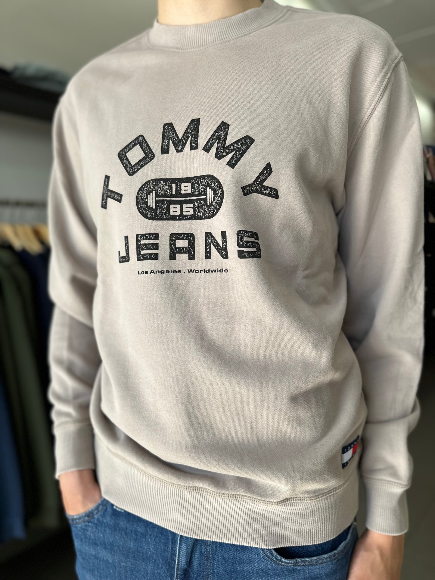 SUDADERA TOMMY TAUPE