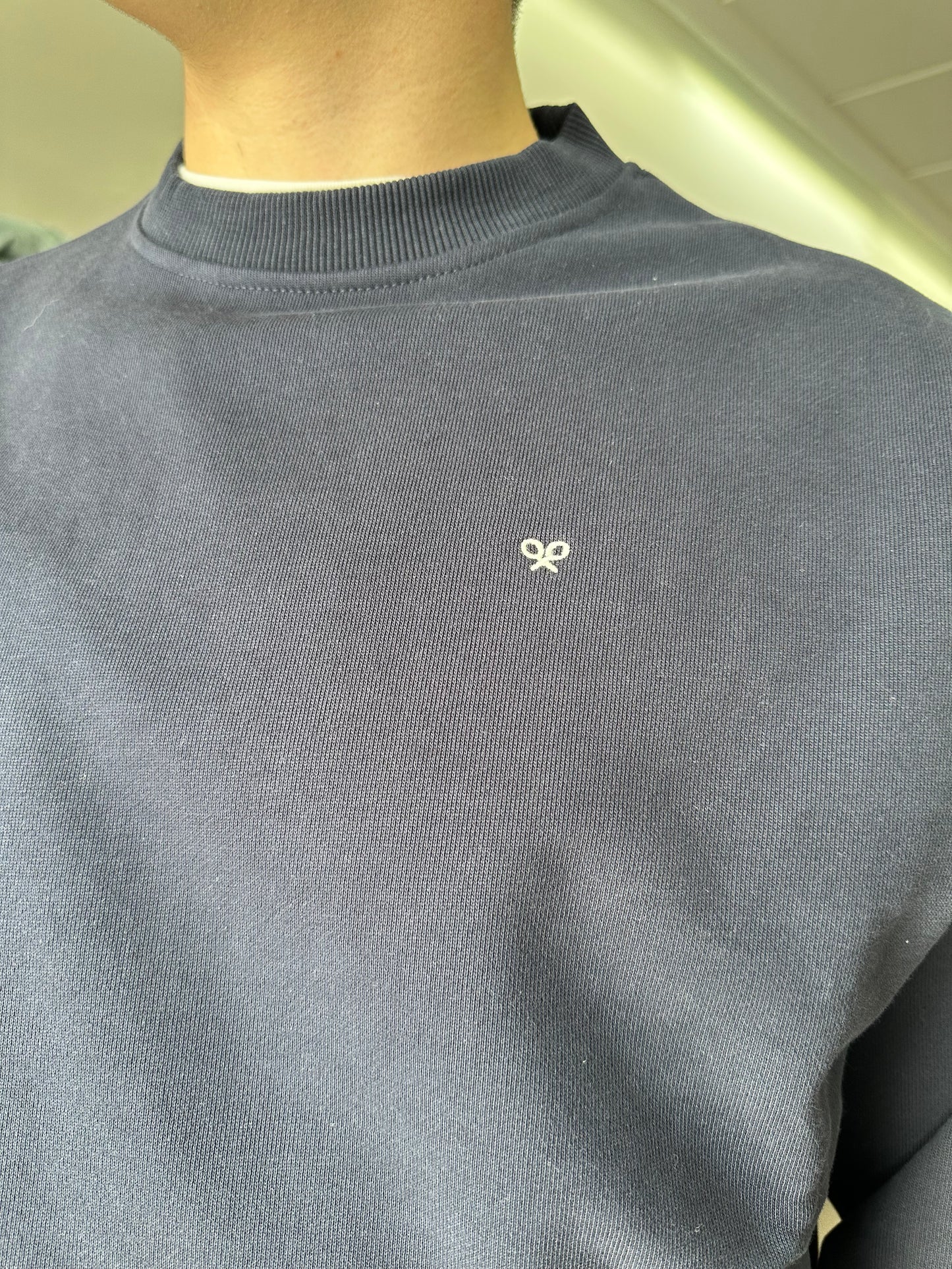 SUDADERA SILBON LOGO ESPALDA AZUL MARINA