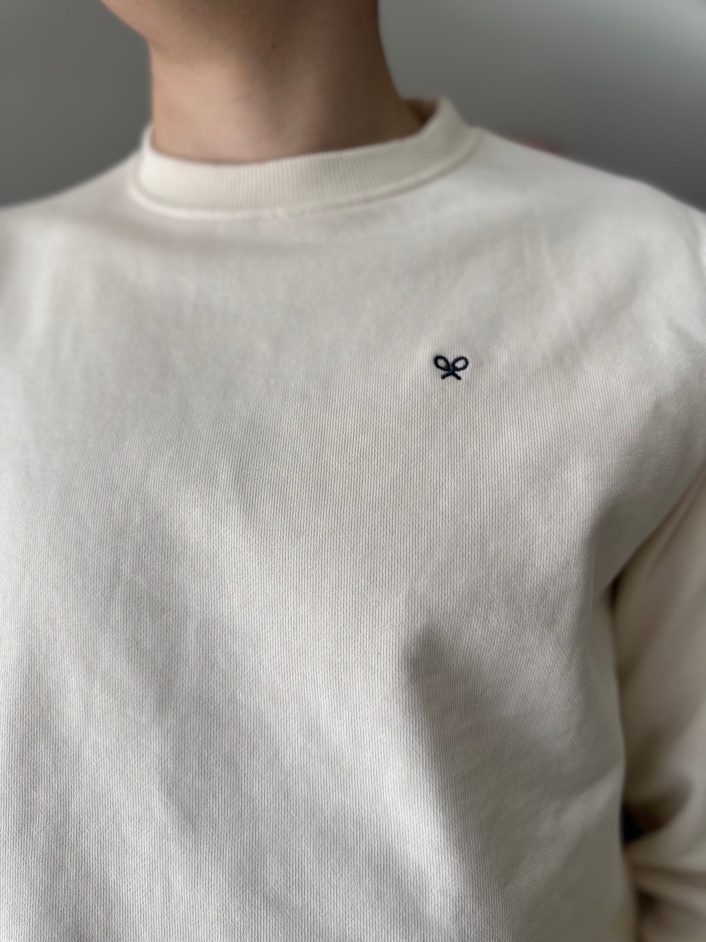 SUDADERA SILBON LOGO ESPALDA BEIGE