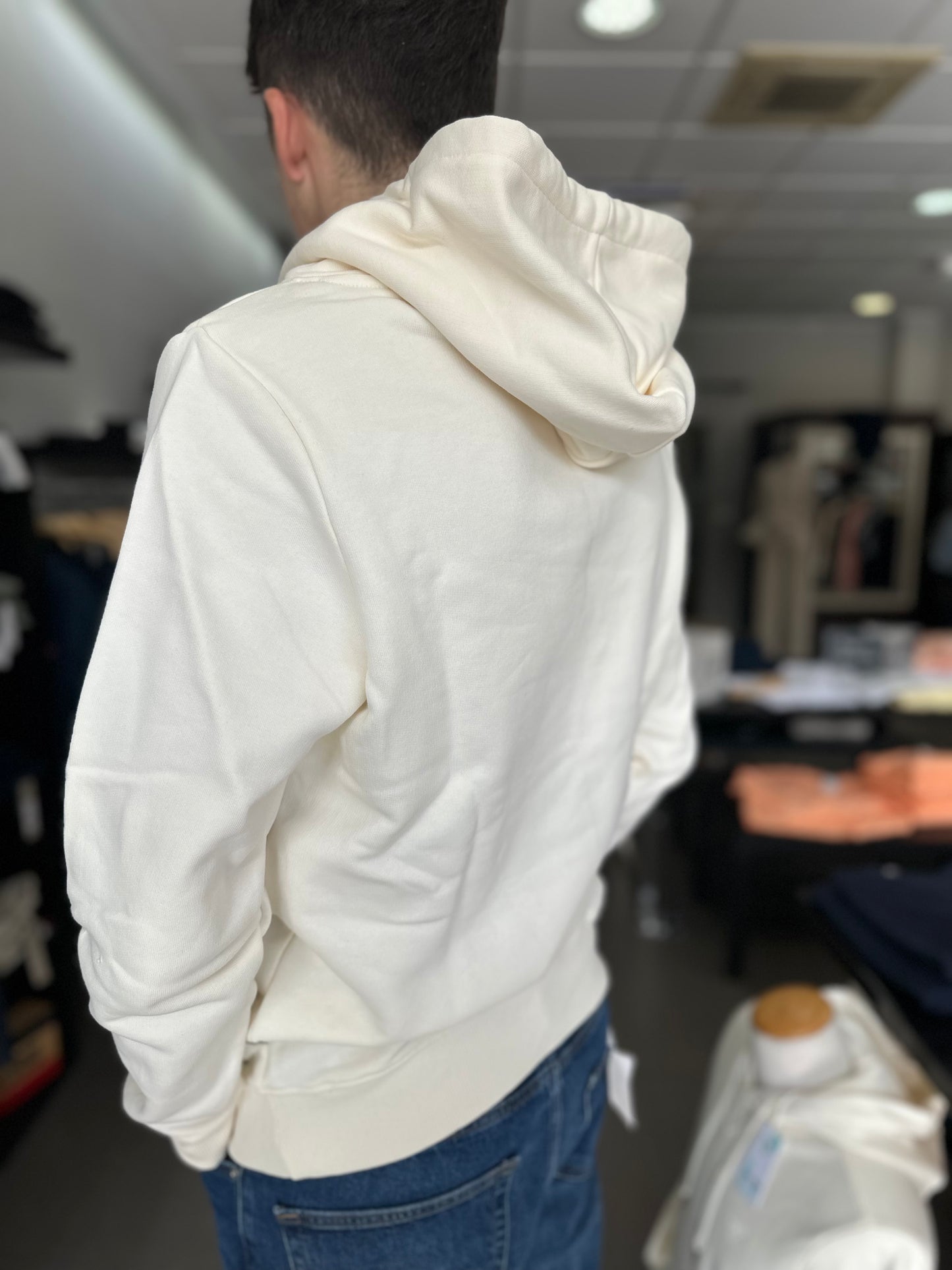 SUDADERA SILBON CREMA COM CAPUCHA
