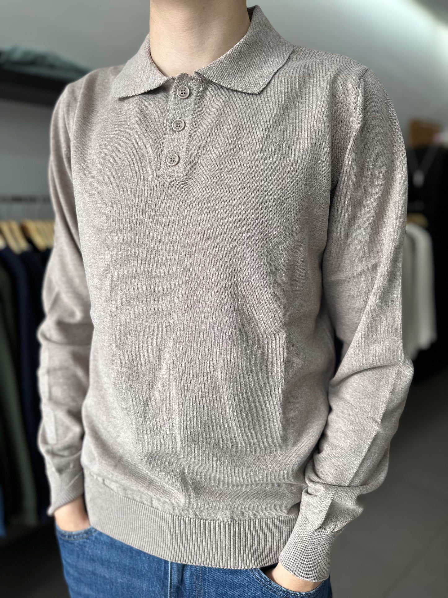 POLO PUNTO SILBON TAUPE