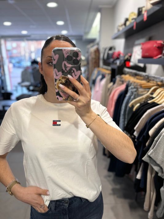 CAMISETA TOMMY CUADRADA BLANCA