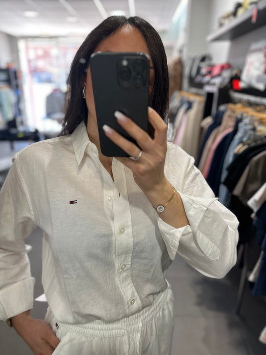CAMISA LINO BLANCO TOMMY