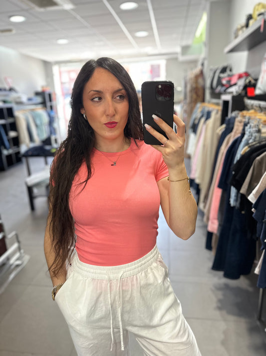 CAMISETA TOMMY CANALÉ CORAL