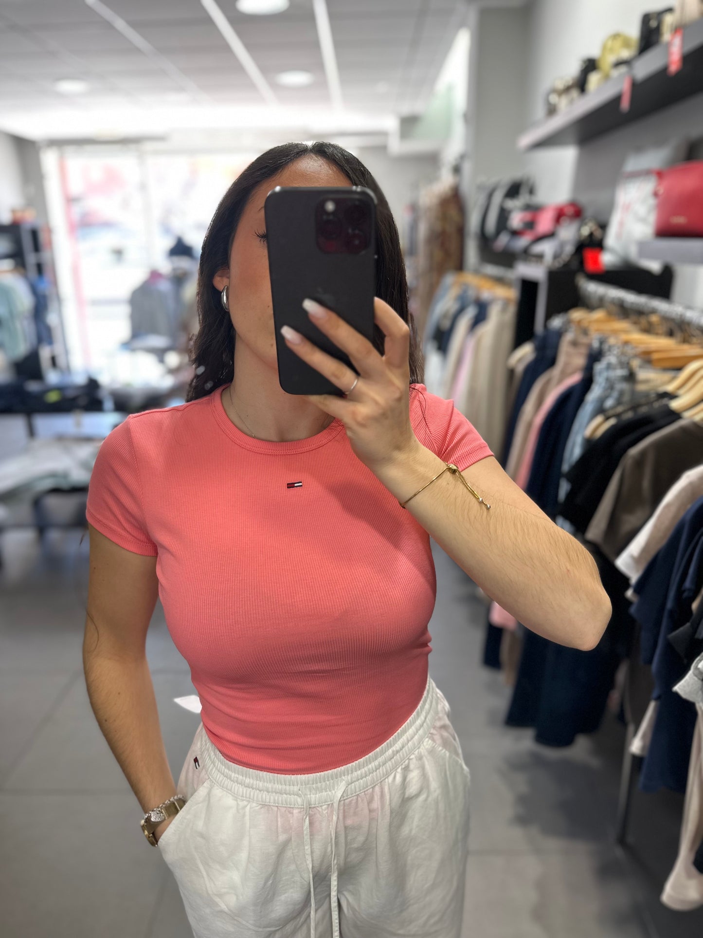 CAMISETA TOMMY CANALÉ CORAL