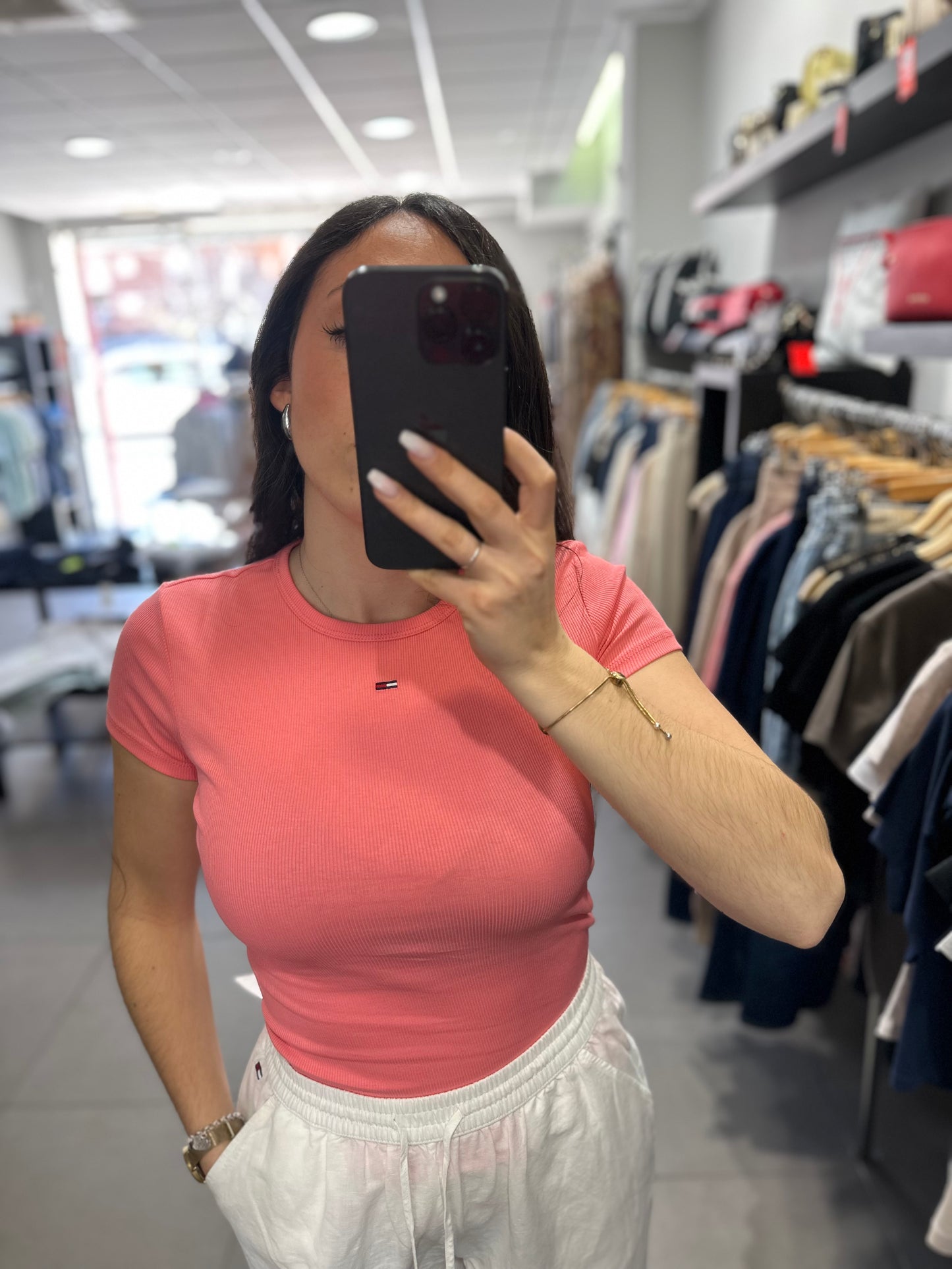 CAMISETA TOMMY CANALÉ CORAL