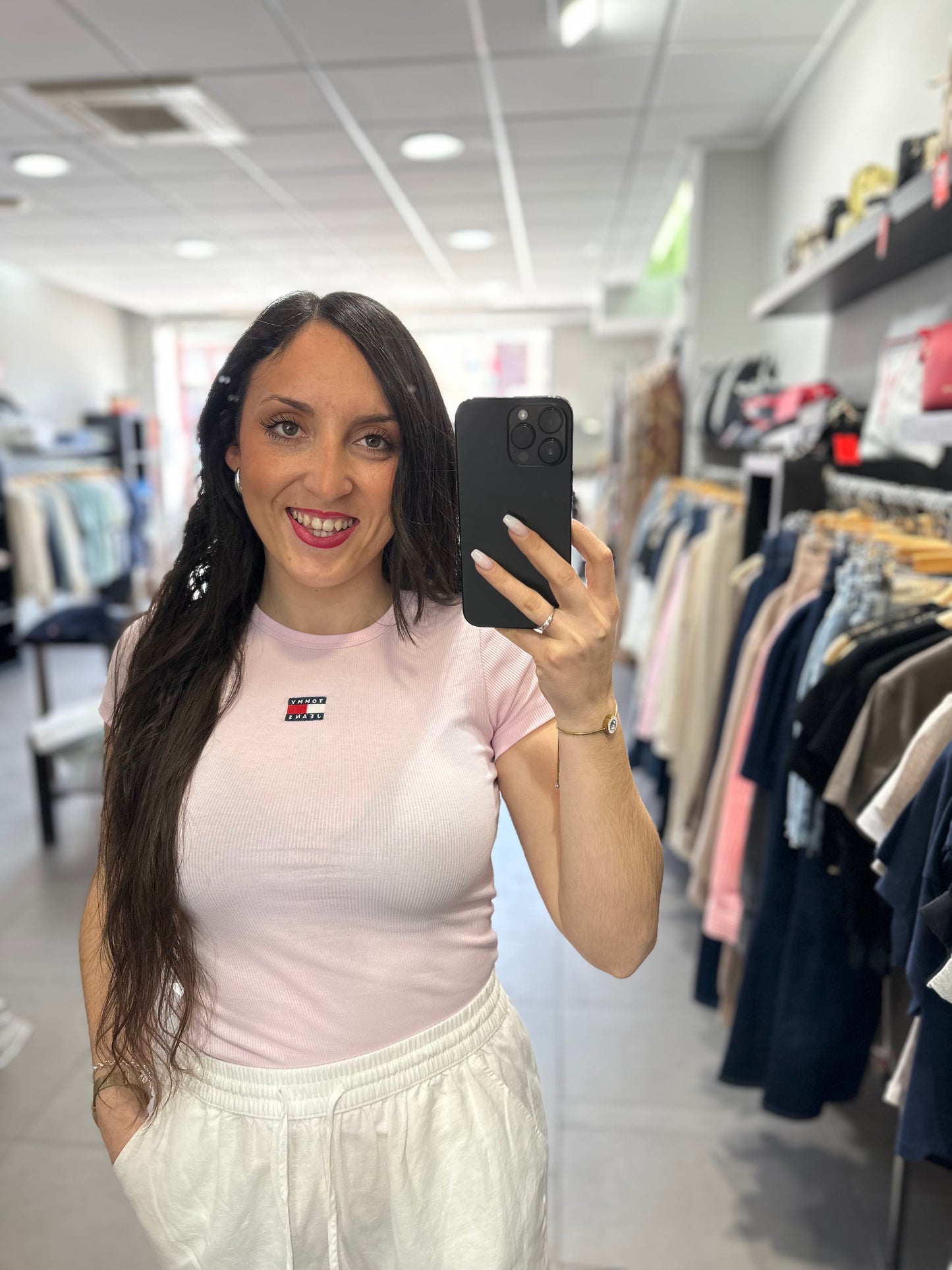 CAMISETA TOMMY CANALÉ ROSA BEBÉ