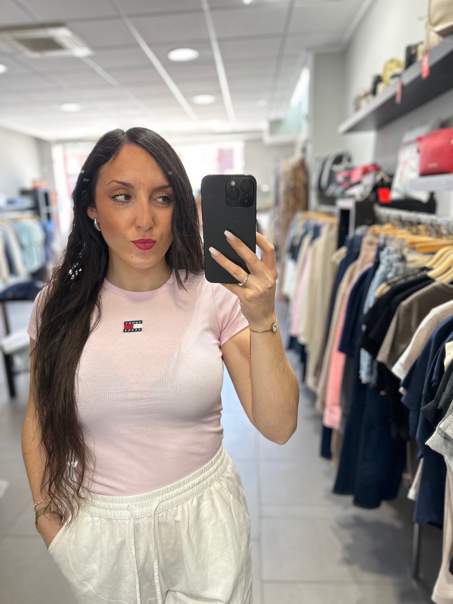 CAMISETA TOMMY CANALÉ ROSA BEBÉ
