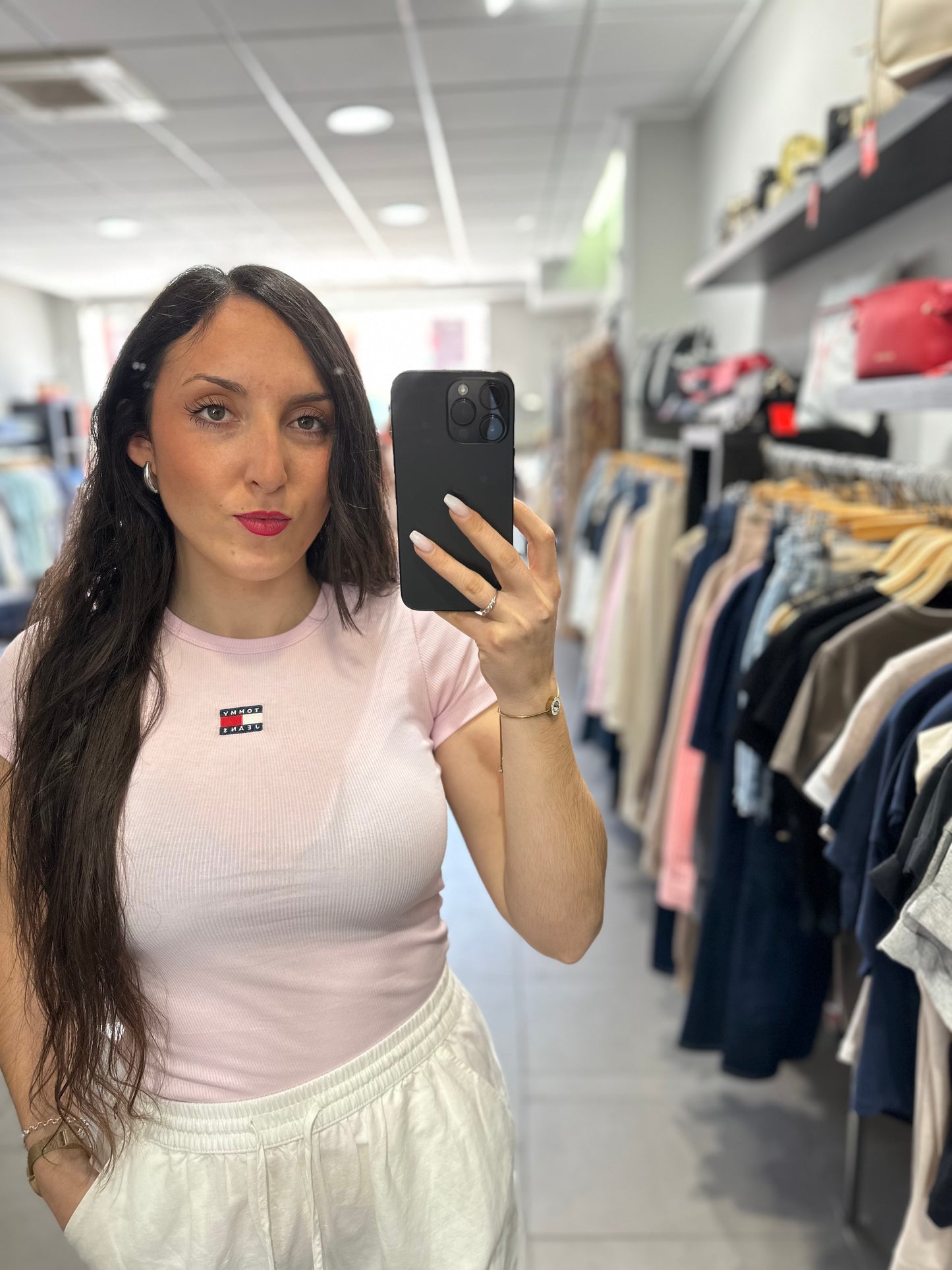 CAMISETA TOMMY CANALÉ ROSA BEBÉ