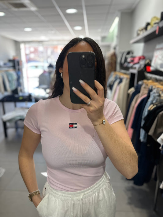 CAMISETA TOMMY CANALÉ ROSA BEBÉ