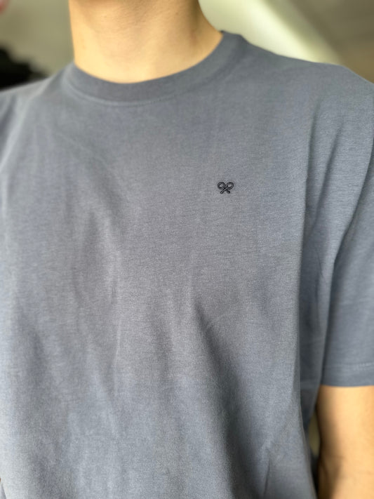 CAMISETA SILBON BASICA AZUL INDIGO