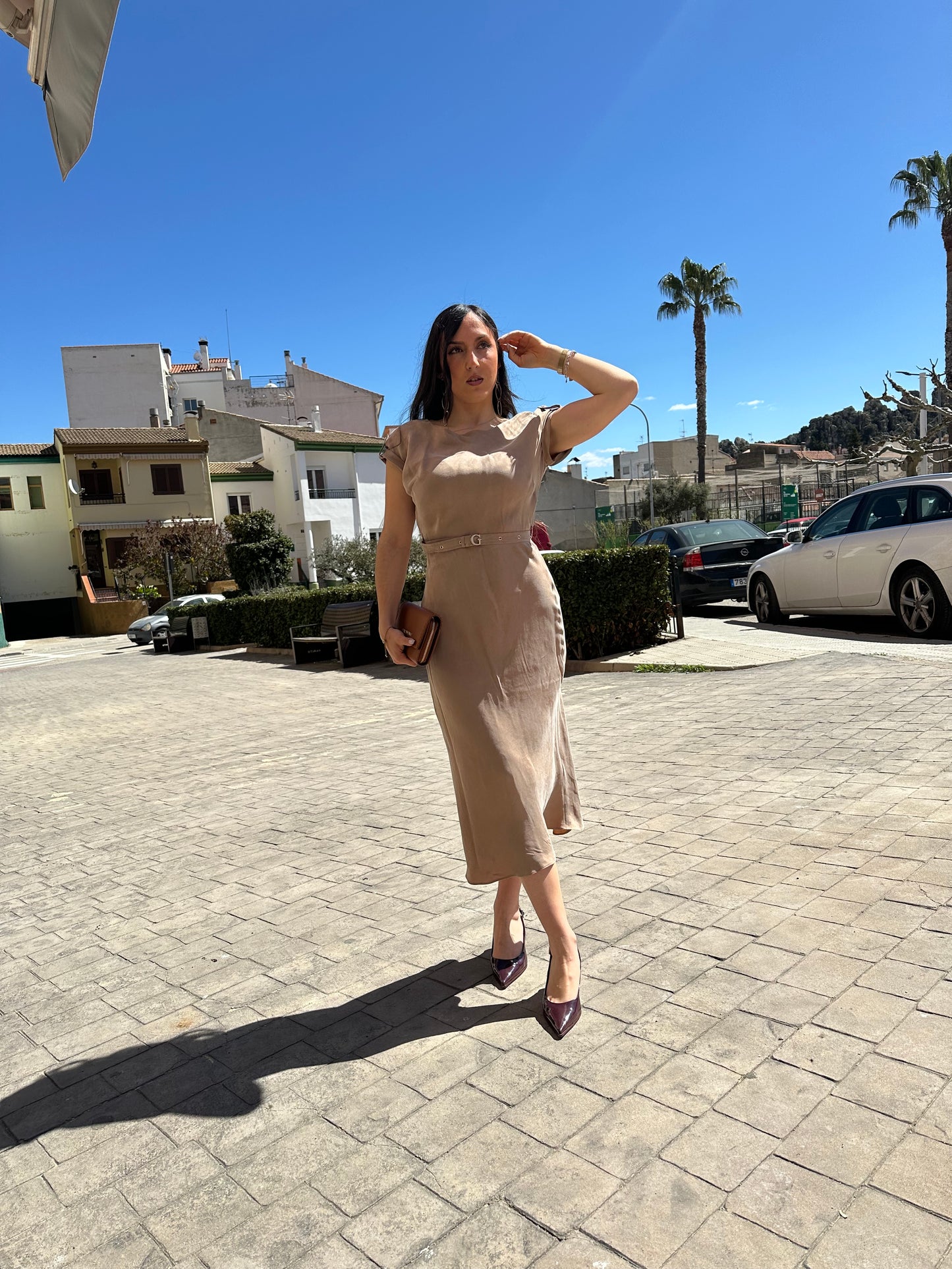 VESTIDO GUESS CON CINTURÓN