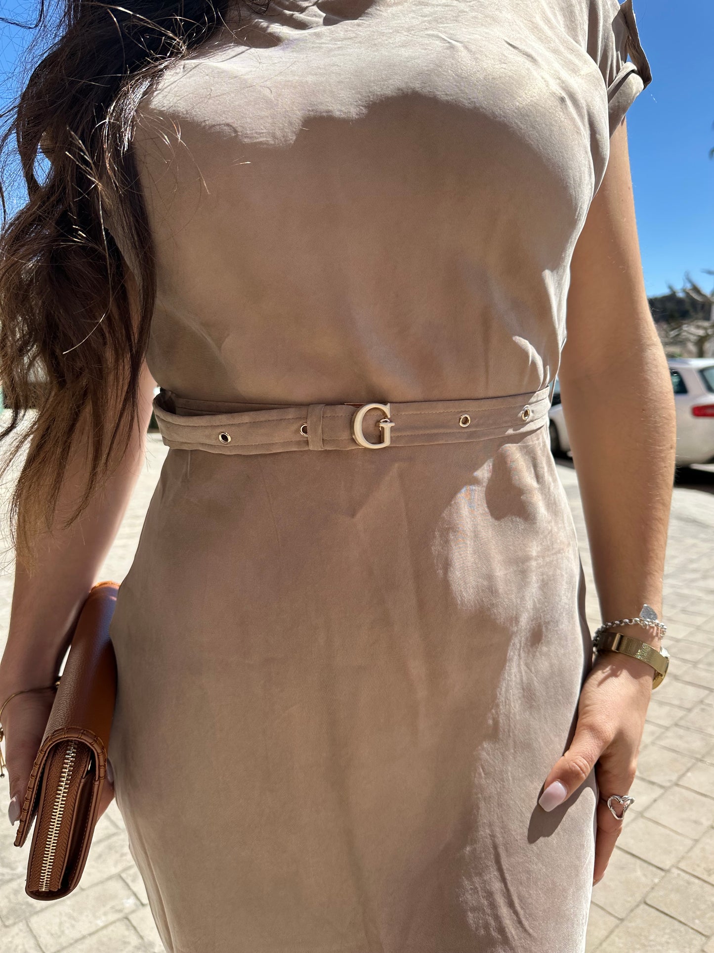 VESTIDO GUESS CON CINTURÓN
