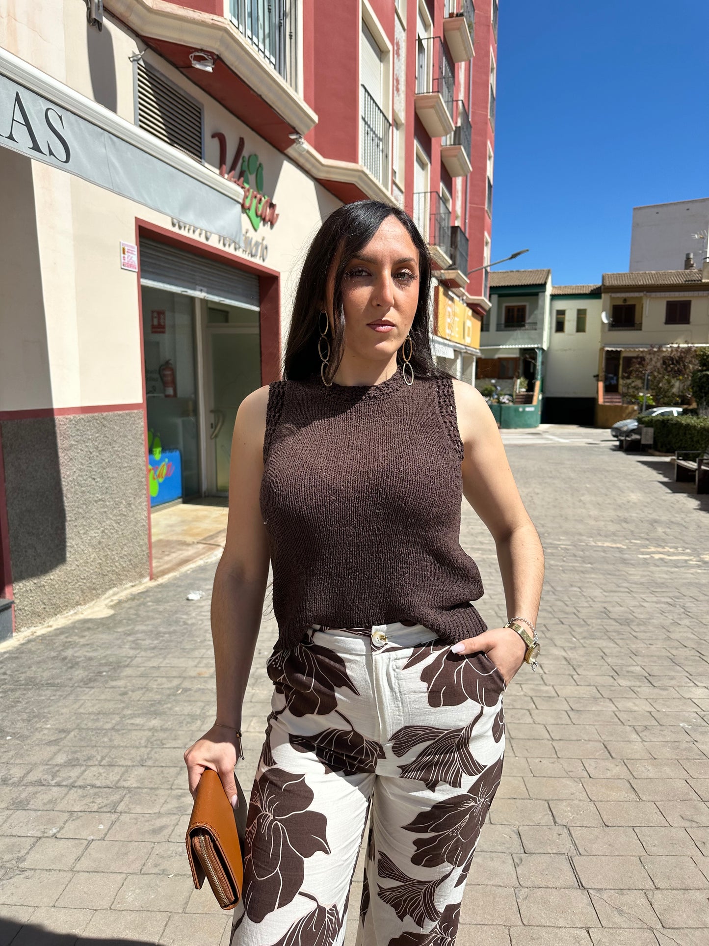 CHALECO TIFFOSI BAELLA PUNTO CHOCOLATE