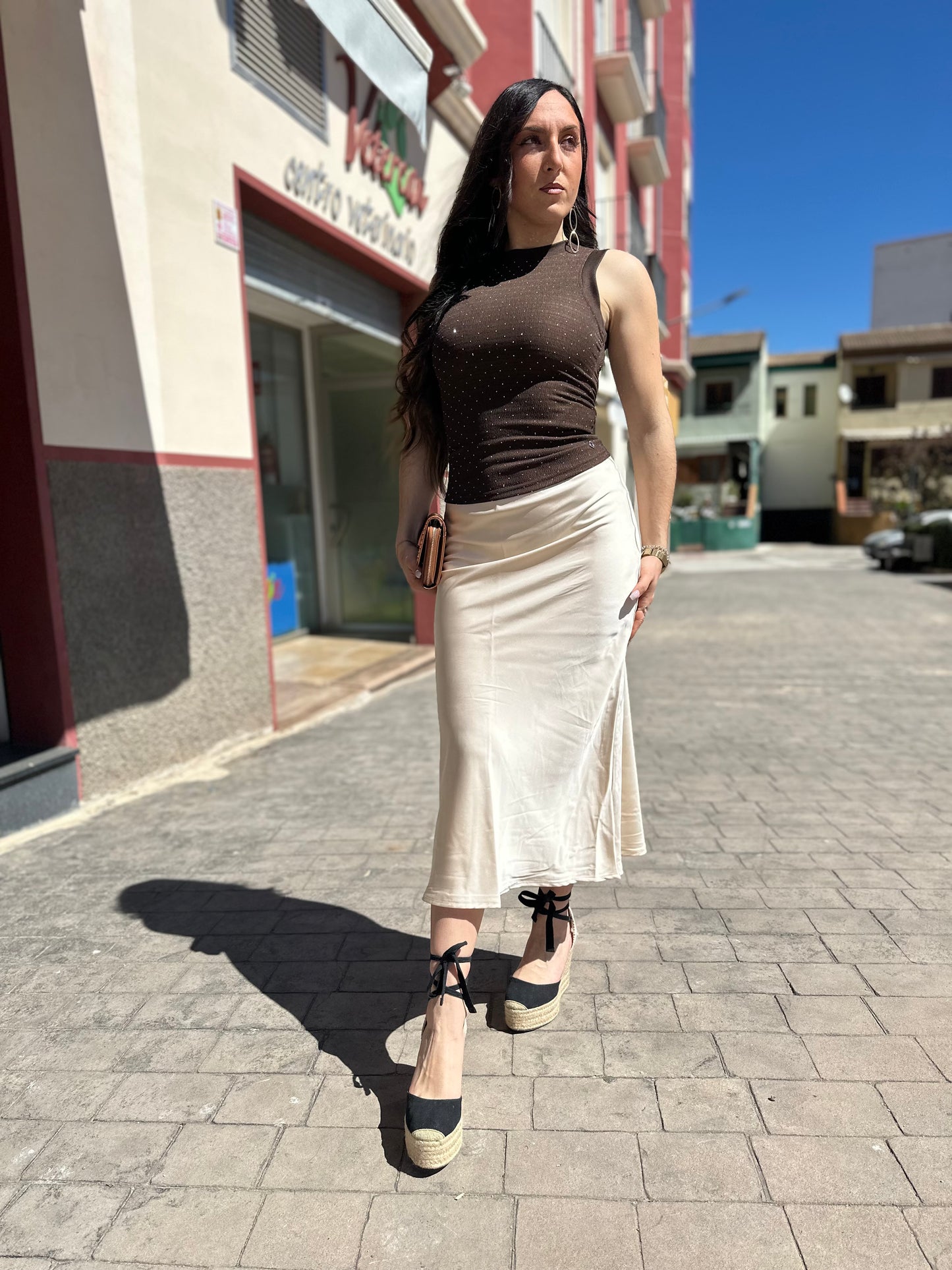 FALDA TIFFOSI KANSAS SATÉN CHAMPÁN