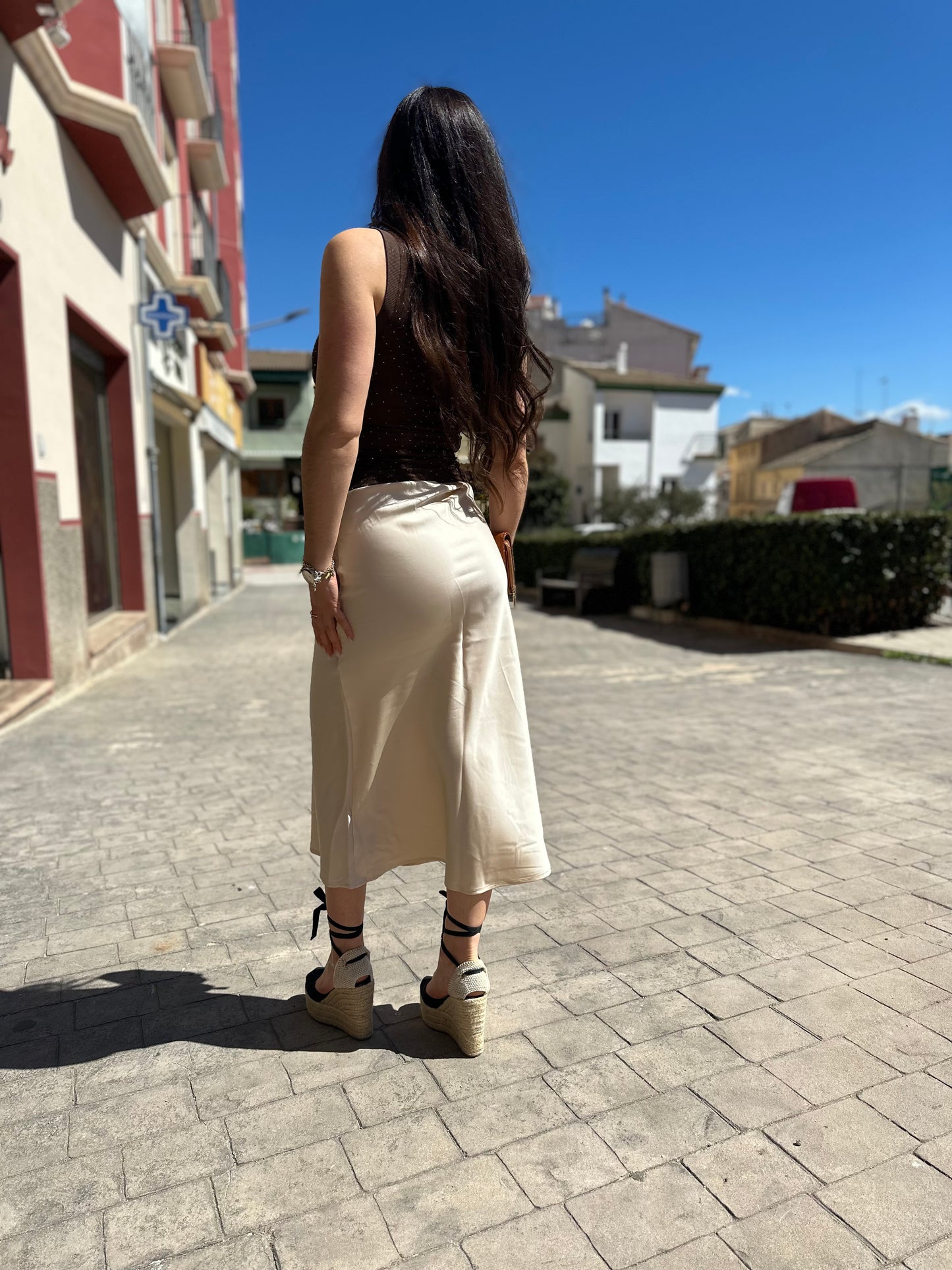 FALDA TIFFOSI KANSAS SATÉN CHAMPÁN