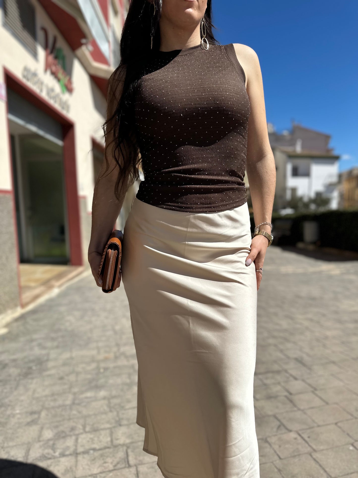 FALDA TIFFOSI KANSAS SATÉN CHAMPÁN