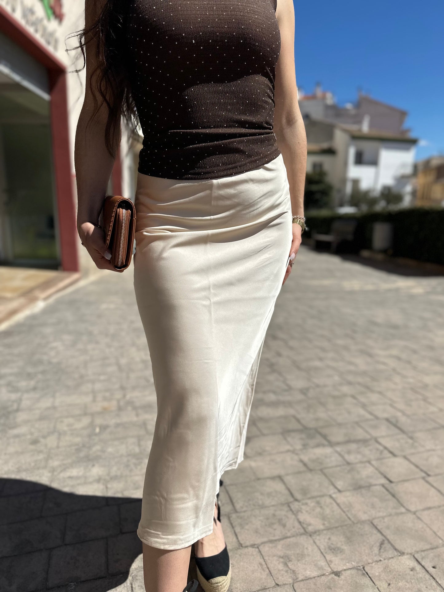 FALDA TIFFOSI KANSAS SATÉN CHAMPÁN