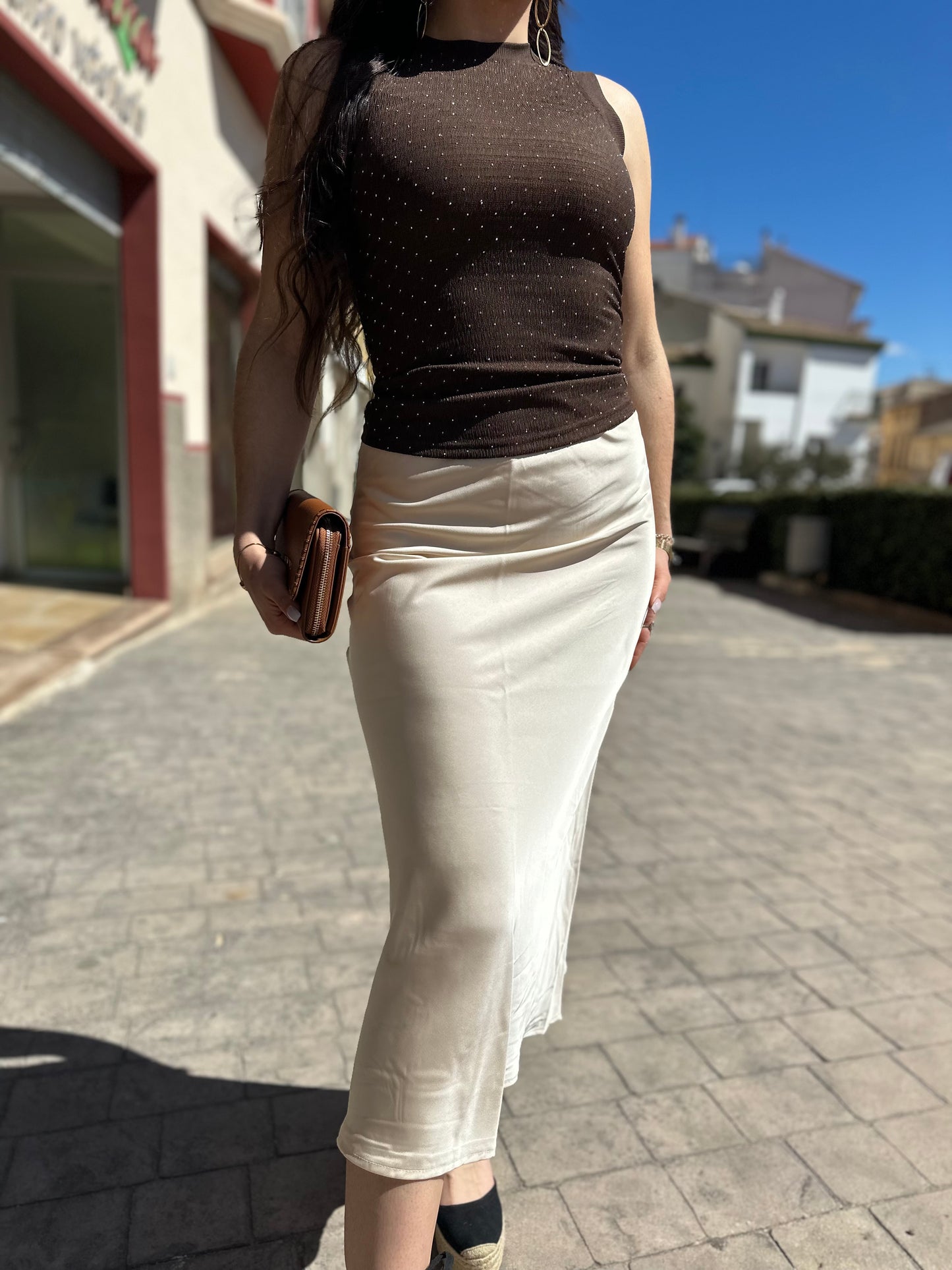 FALDA TIFFOSI KANSAS SATÉN CHAMPÁN