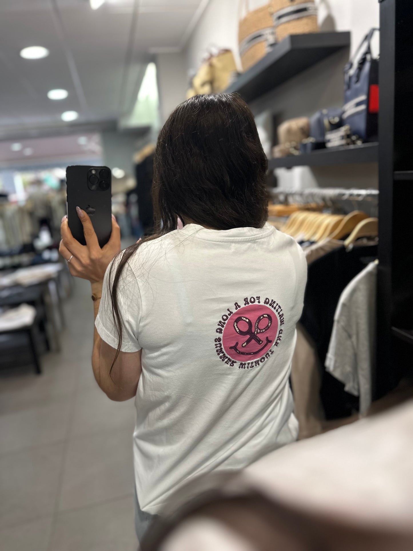 Camiseta Silbon blanca con logo sun en la espalda