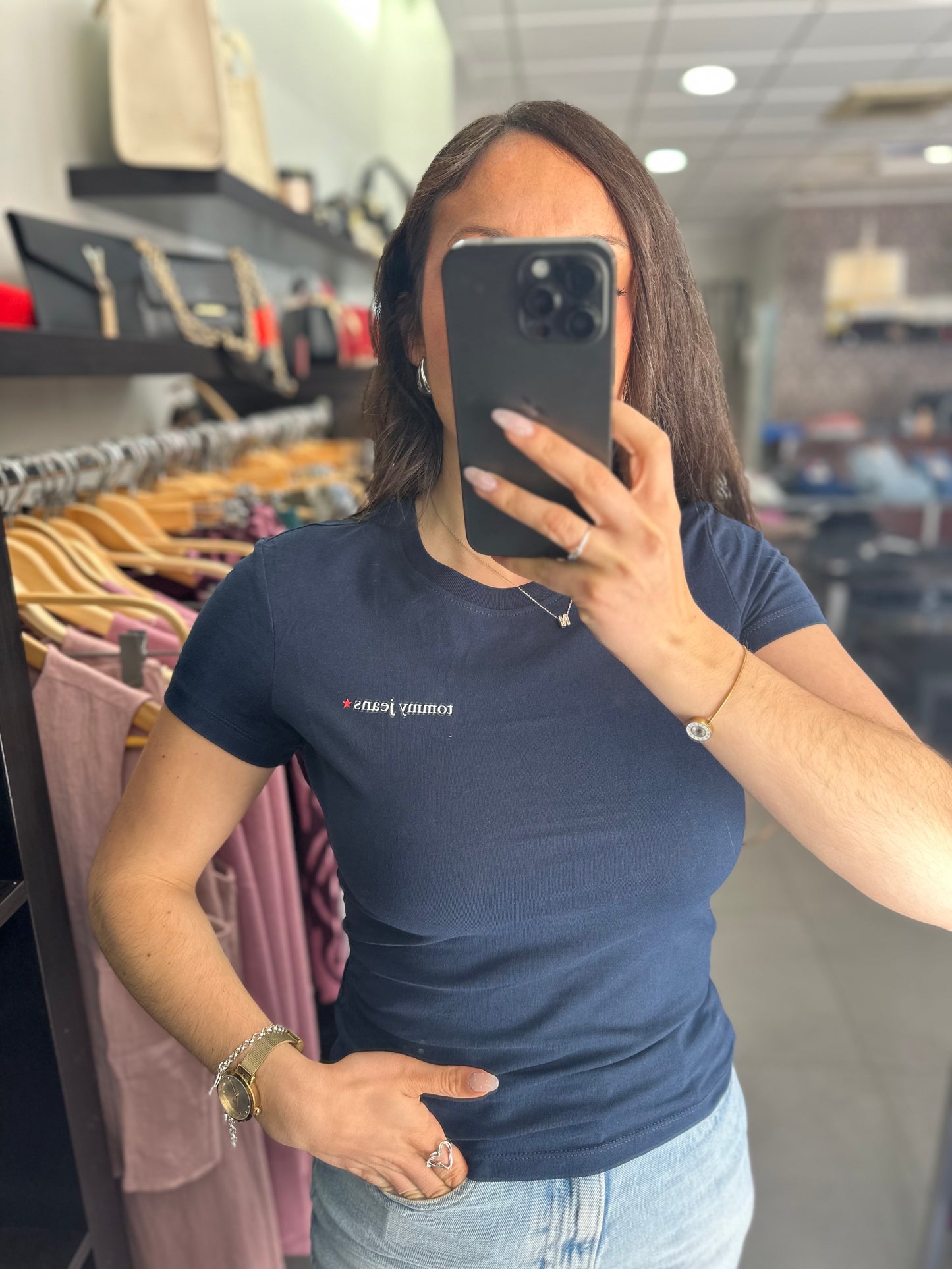 CAMISETA TOMMY MARINA LOGO ESTRELLA