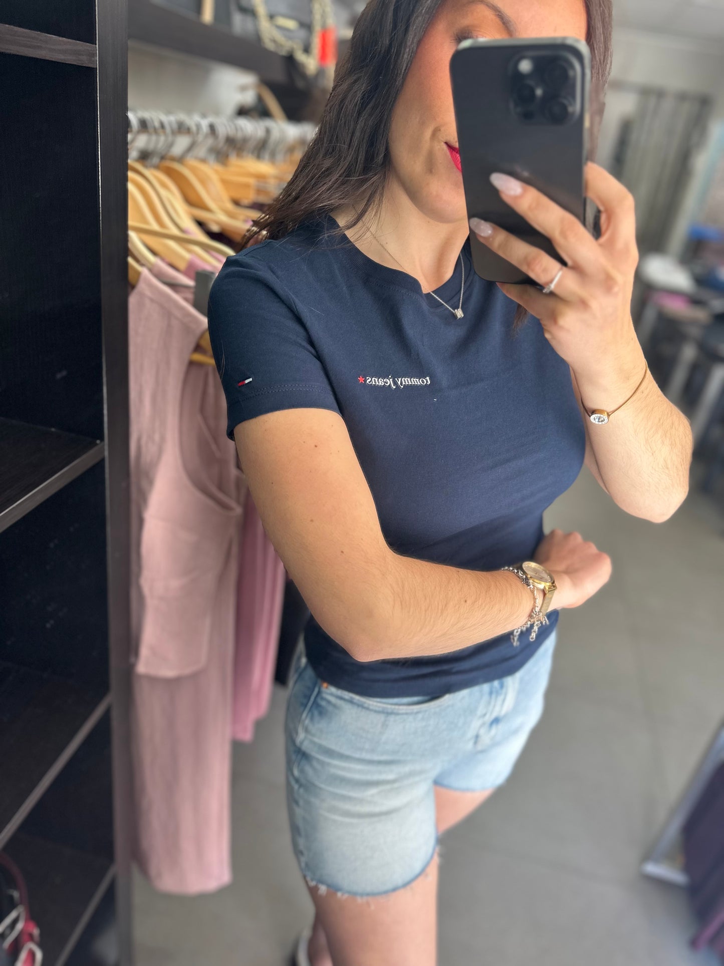 CAMISETA TOMMY MARINA LOGO ESTRELLA