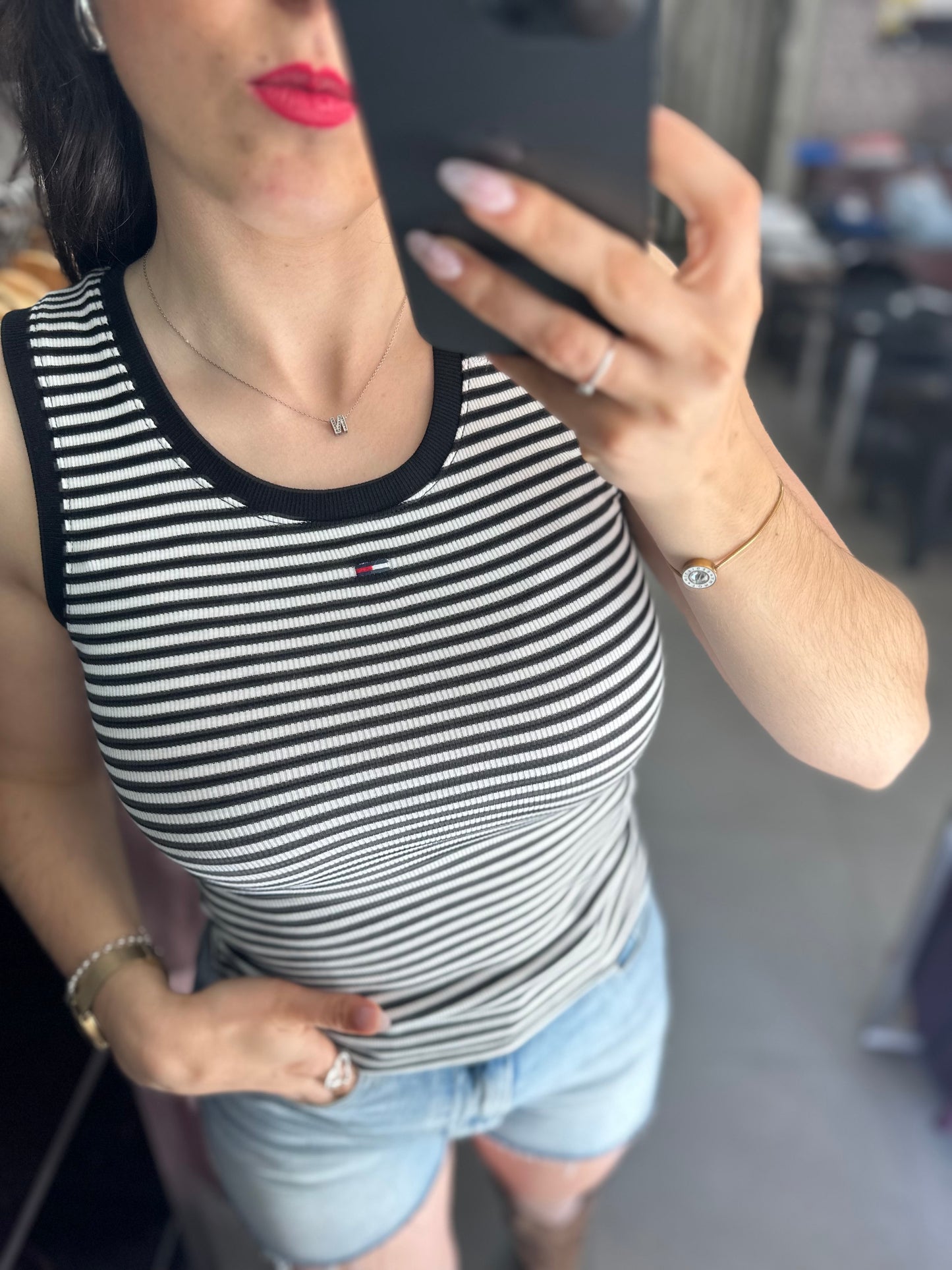 CAMISETA TOMMY TIRANTES RAYAS CANALÉ