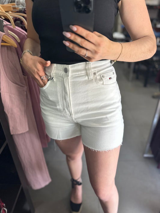 Short Tommy vaquero blanco Mom