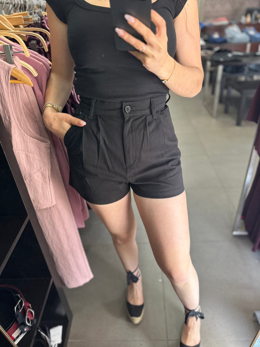 Short Tommy chino negro