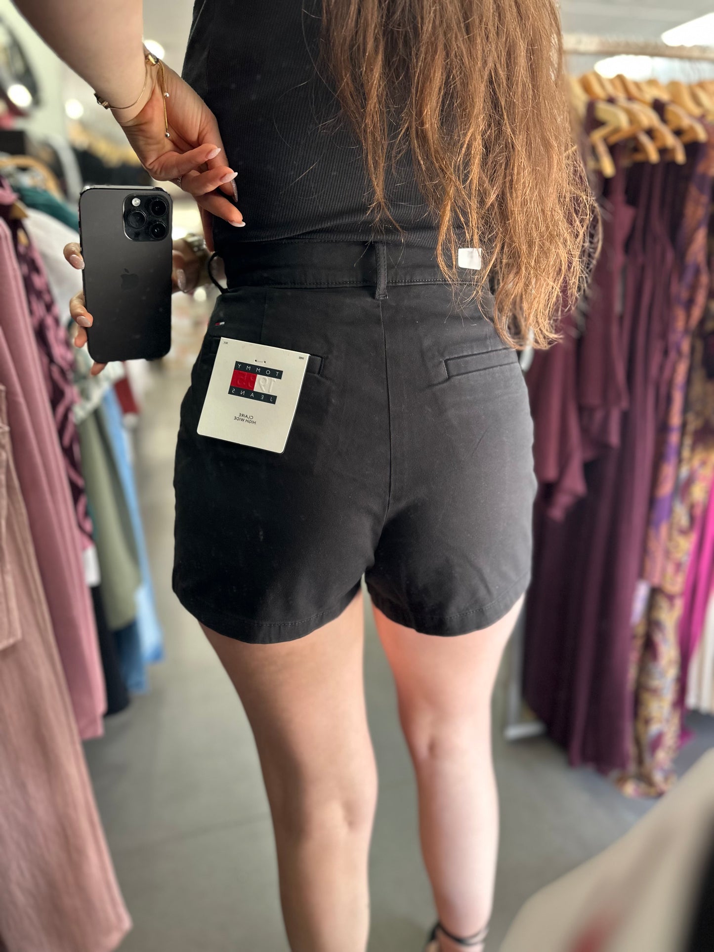 Short Tommy chino negro