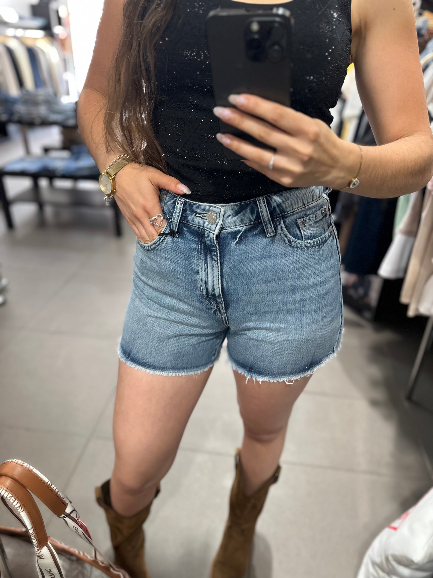 Short Guess vaquero palmera brillo