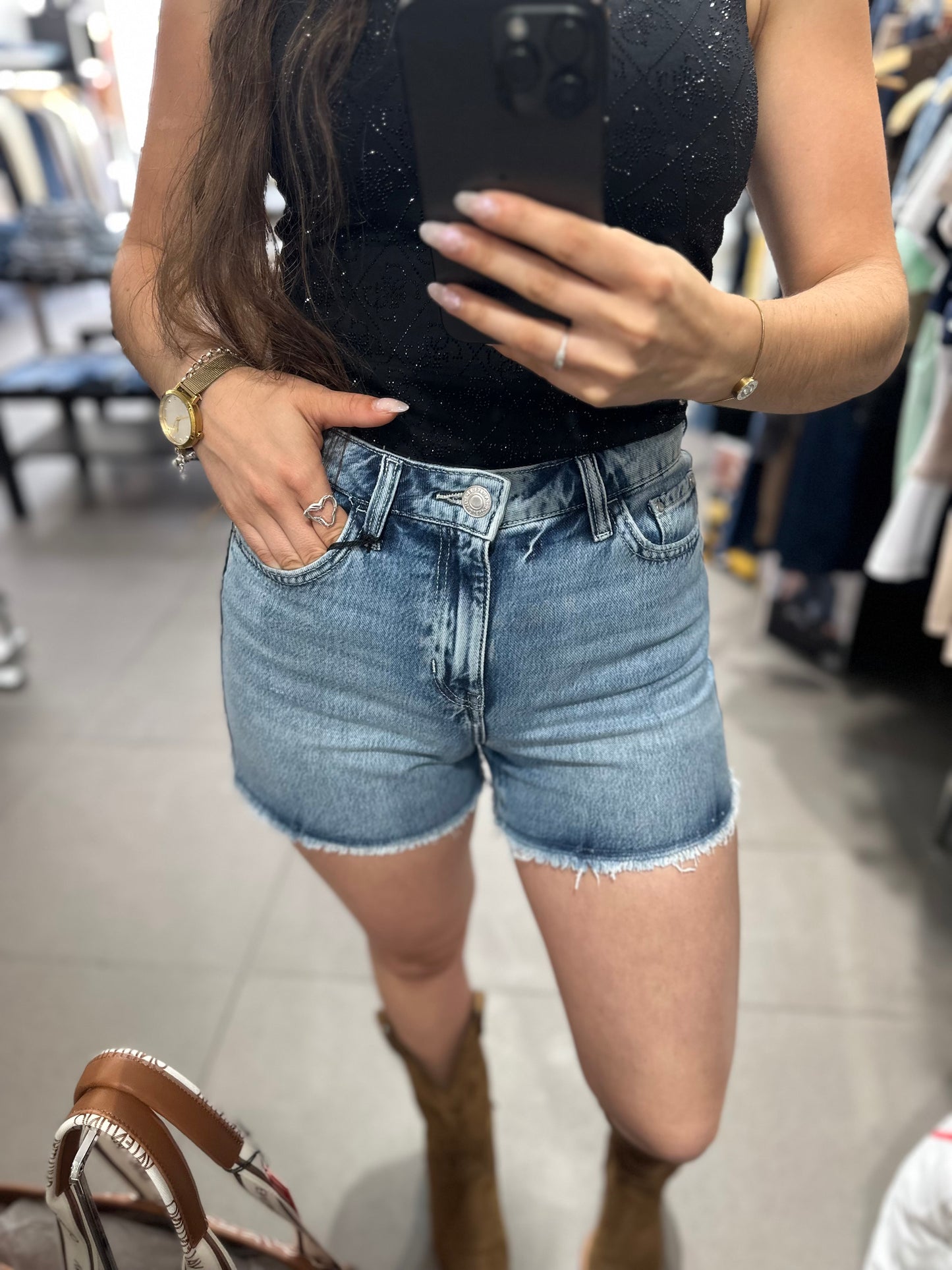 Short Guess vaquero palmera brillo