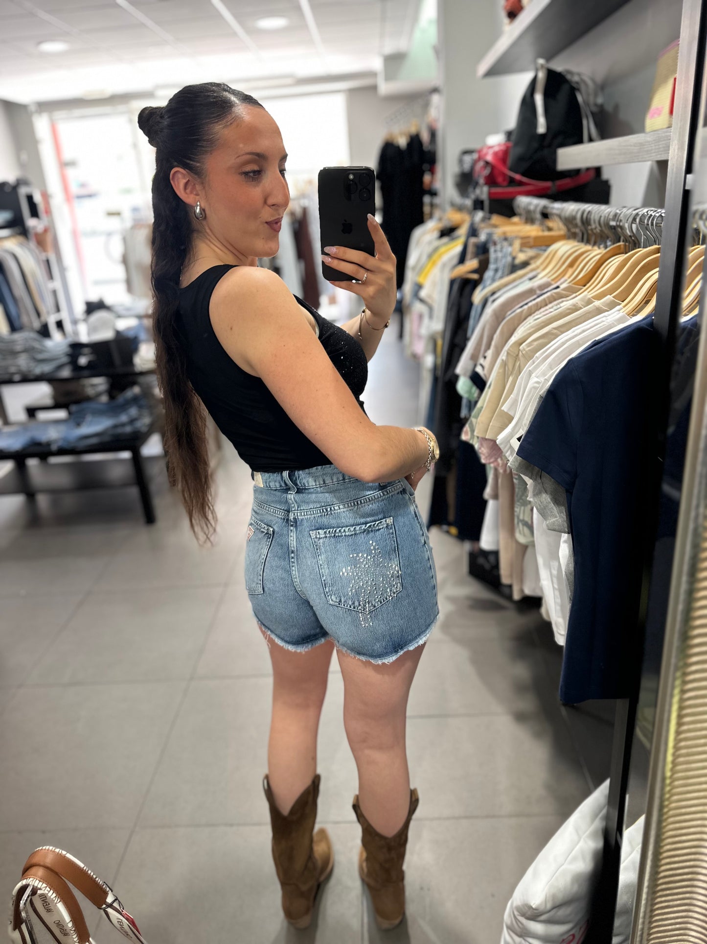Short Guess vaquero palmera brillo