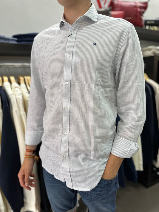 CAMISA SILBON RAYAS LINO