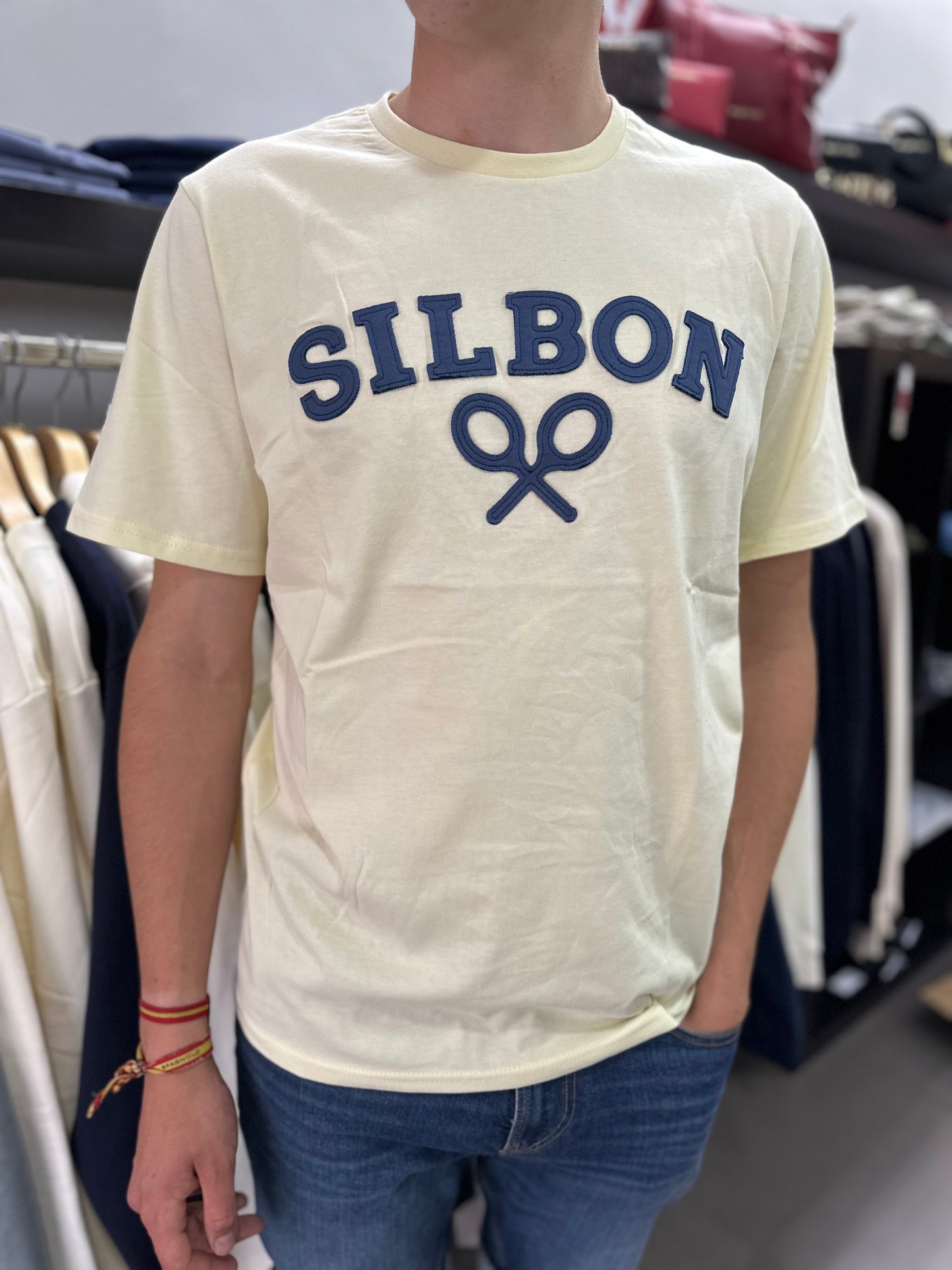 CAMISETA SILBON AMARILLA