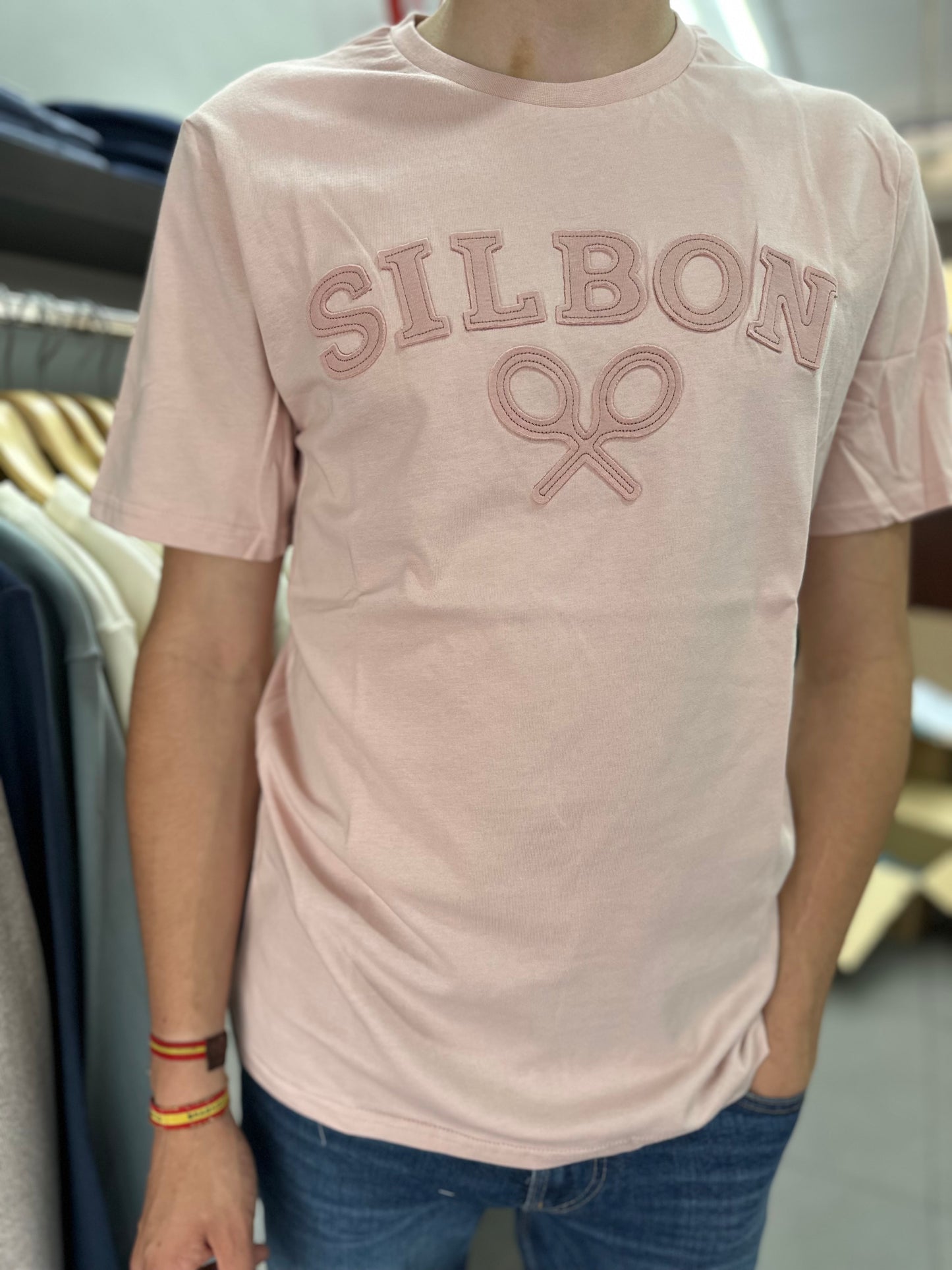 CAMISETA SILBON ROSA