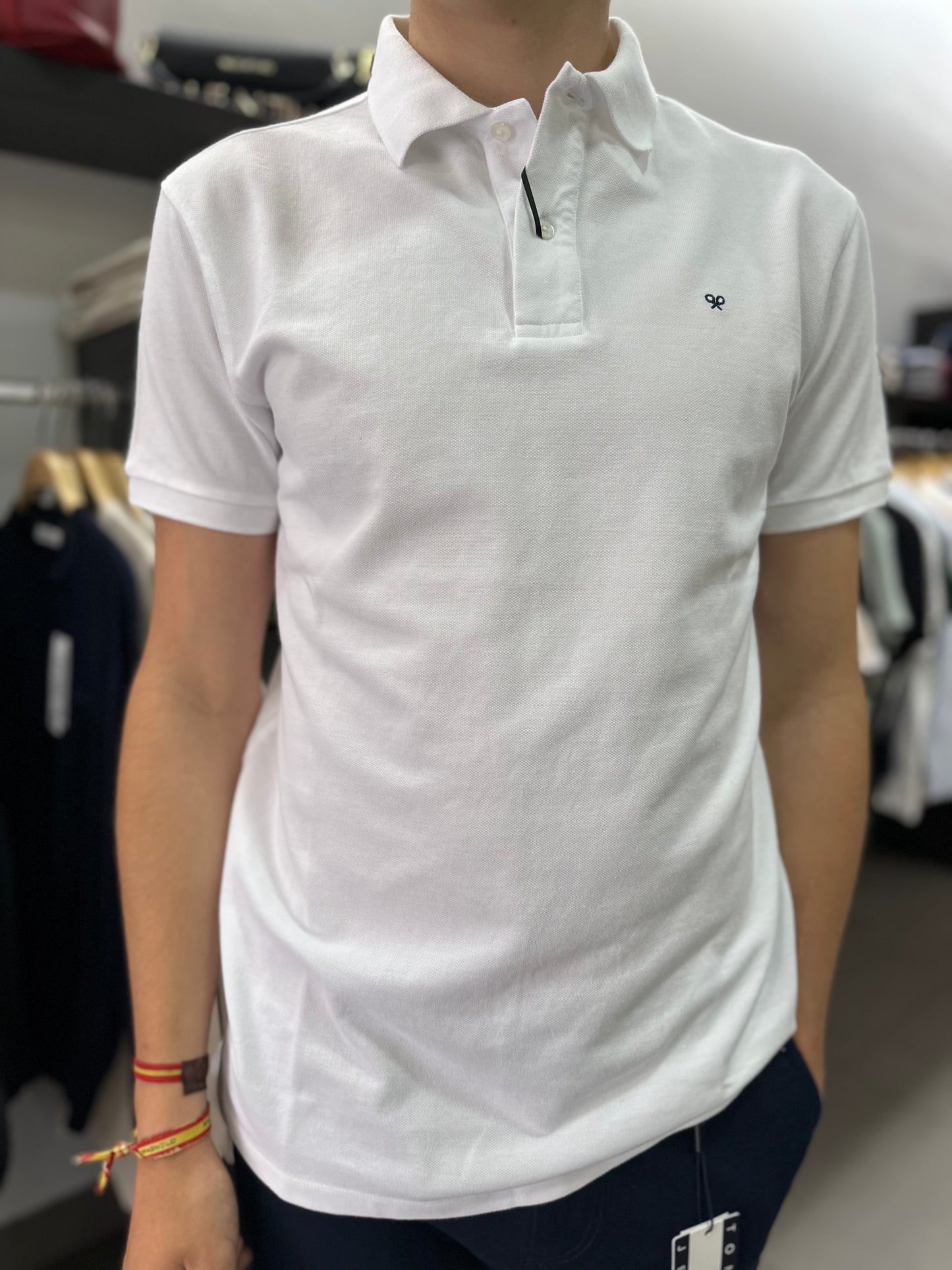 POLO SILBON BLANCO