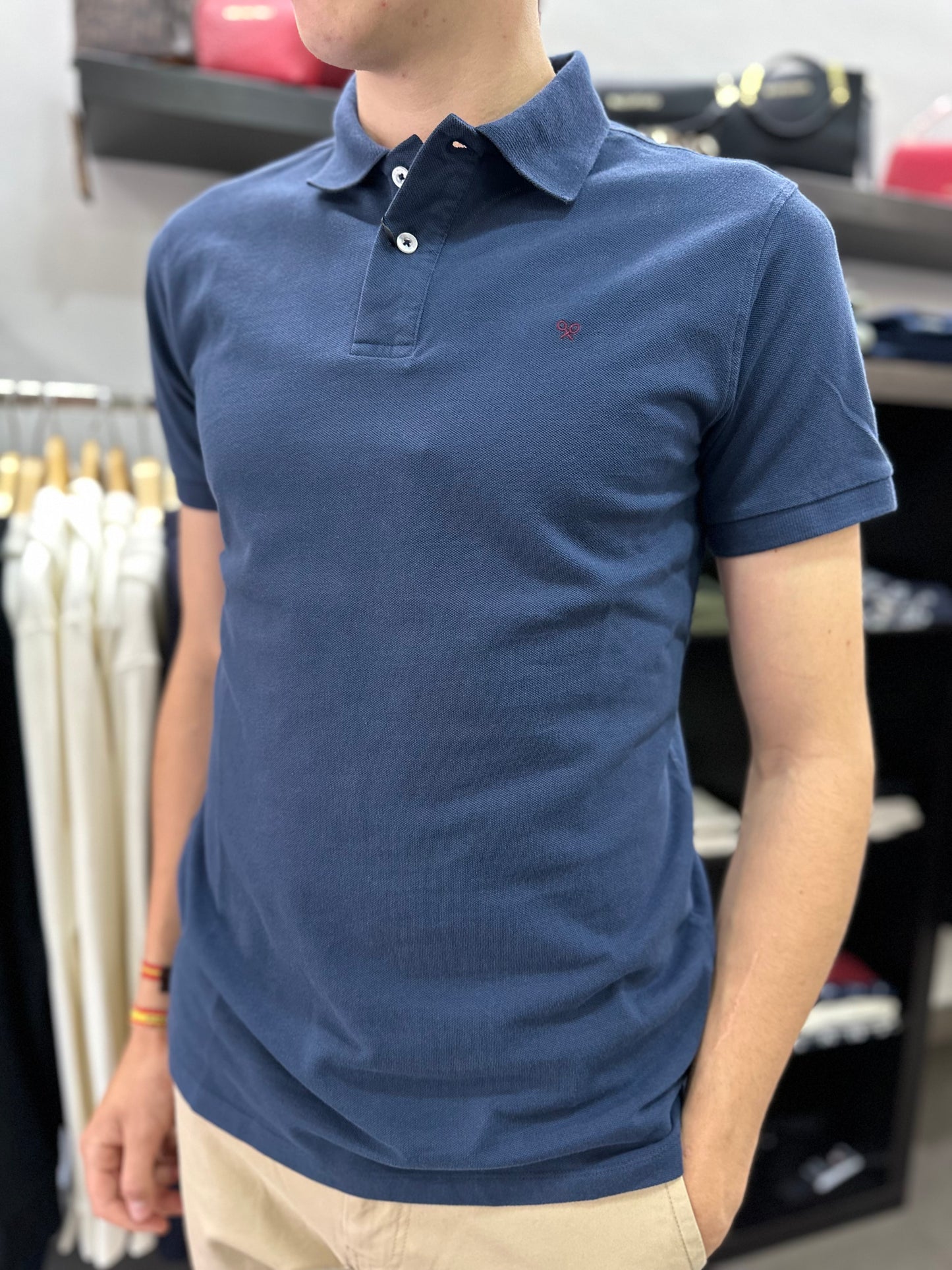 POLO SILBON AZUL MARINO
