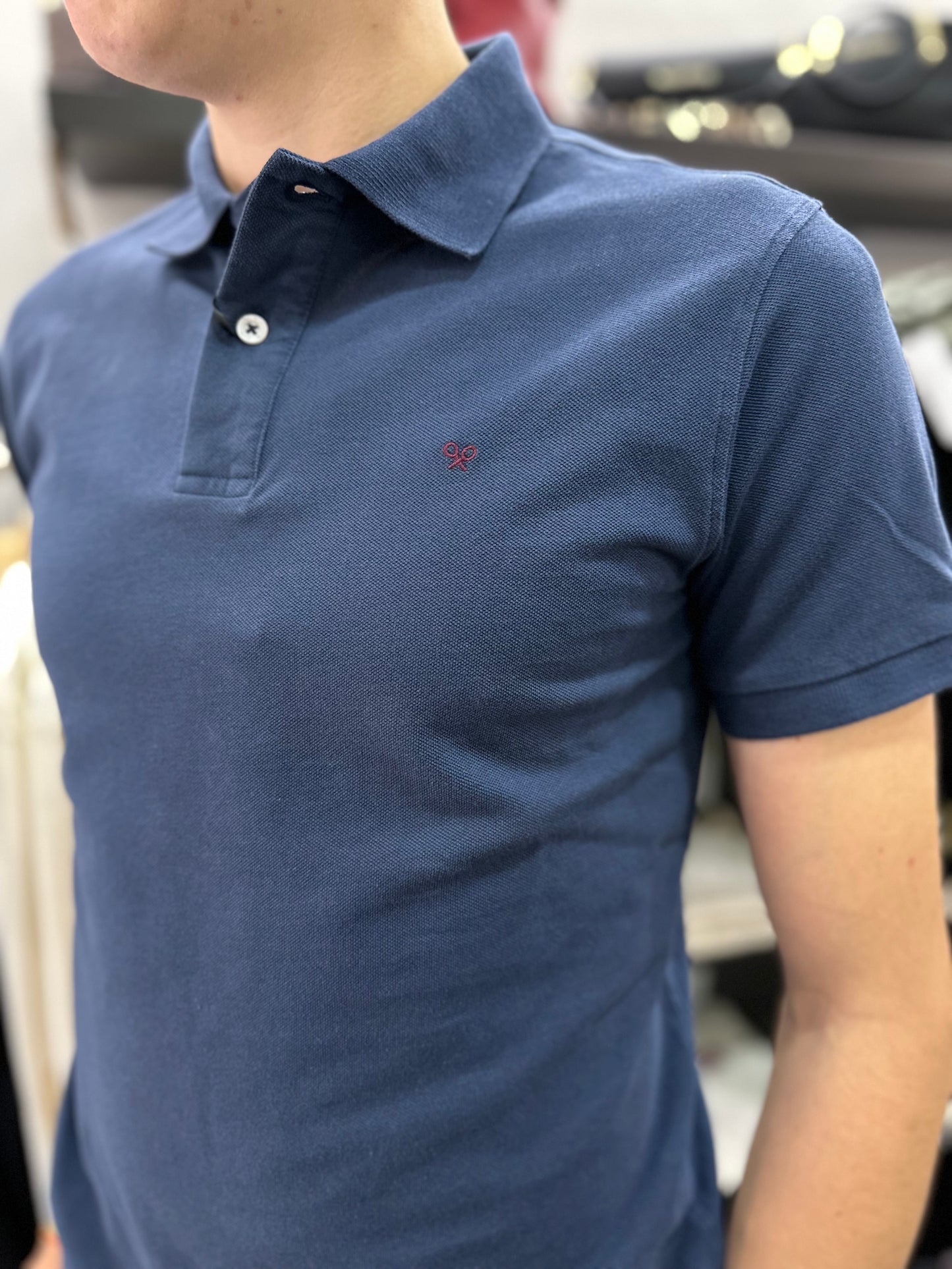 POLO SILBON AZUL MARINO