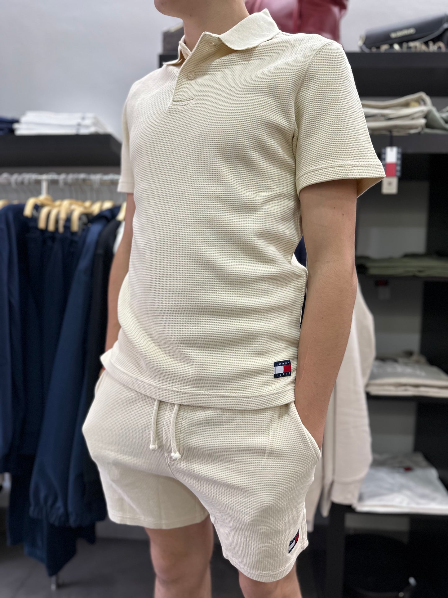 CONJUNTO TOMMY WAFFLE BEIGE