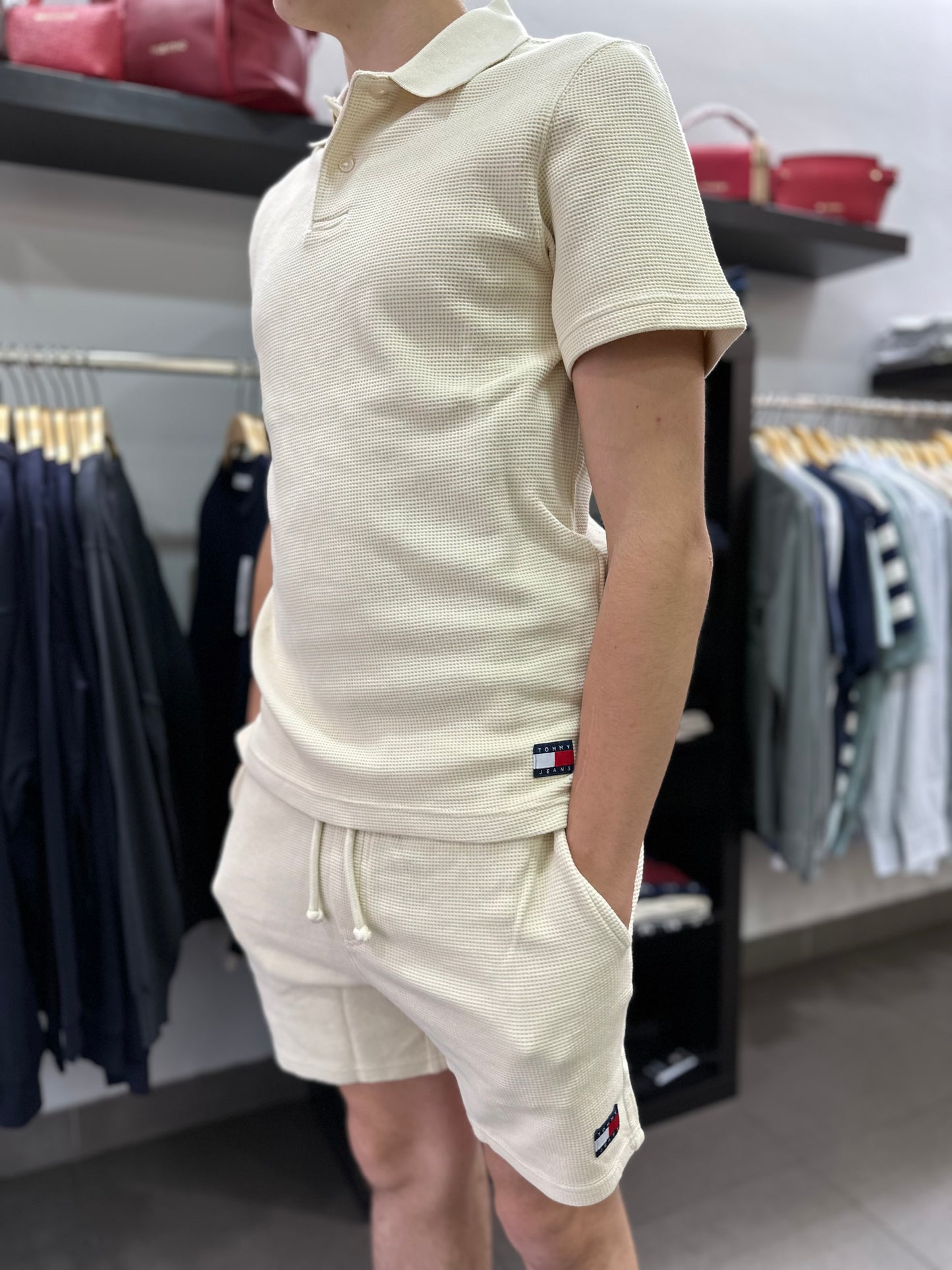 CONJUNTO TOMMY WAFFLE BEIGE