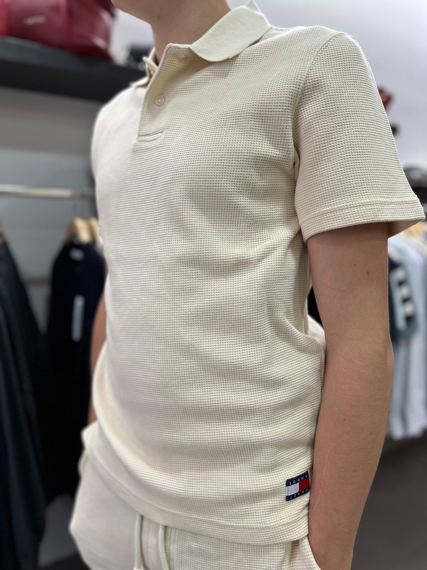 CONJUNTO TOMMY WAFFLE BEIGE