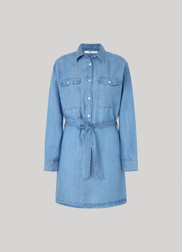 VESTIDO PEPE JEANS CORTO DENIM EN TENCEL