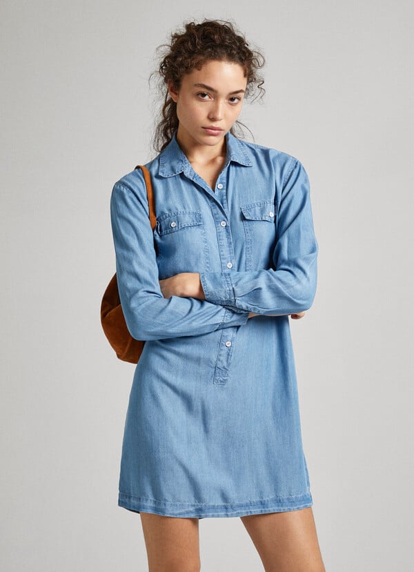 VESTIDO PEPE JEANS CORTO DENIM EN TENCEL