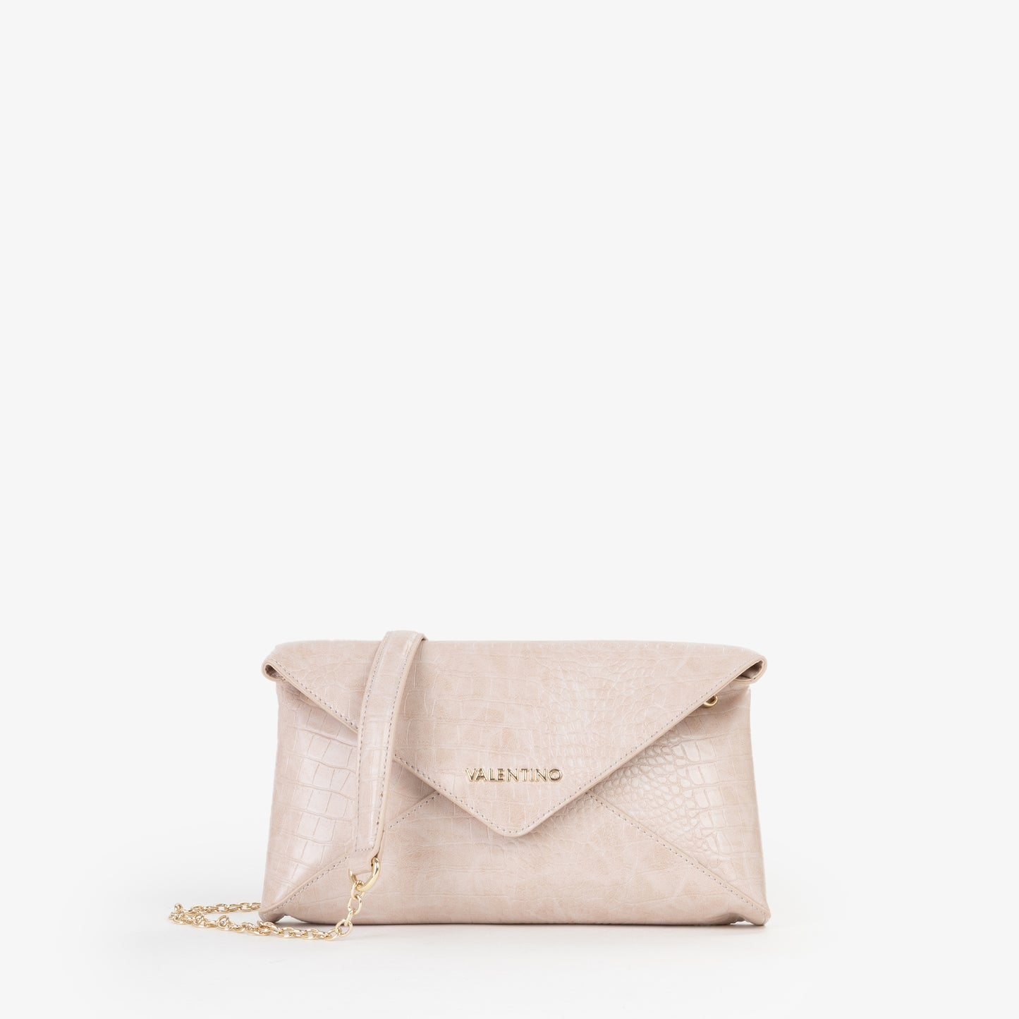 BOLSO VALENTINO SOBRE EFECTO COCODRILO ROSA
