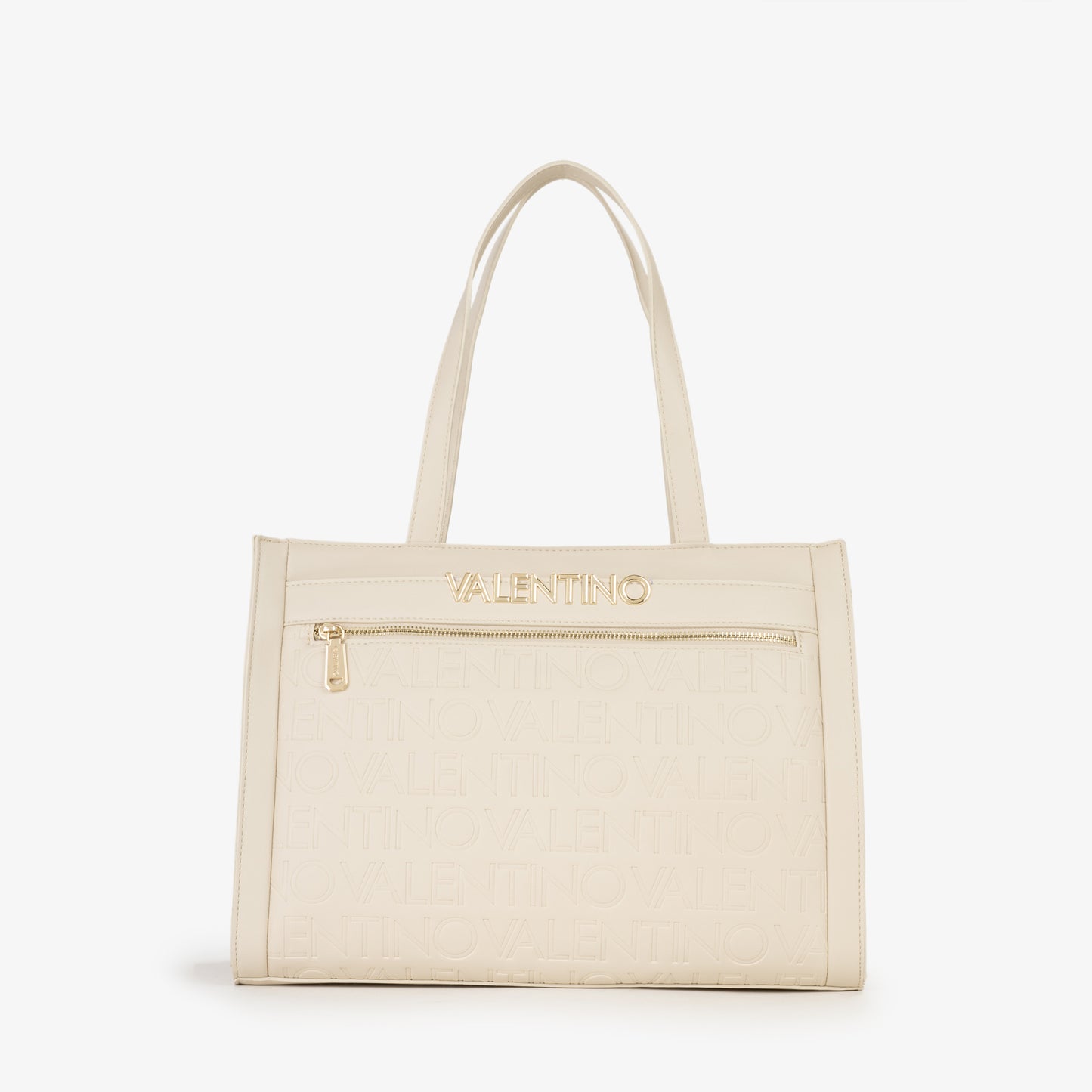 BOLSO VALENTINO SHOPPER GRANDE BEIGE ESTAMPADO ALL OVER