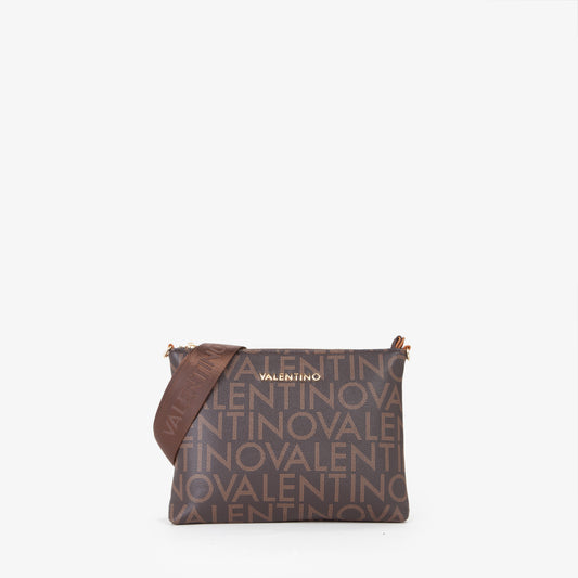 BOLSO VALENTINO REGINA ESTAMPADO ALL OVER MARRÓN CHOCOLATE